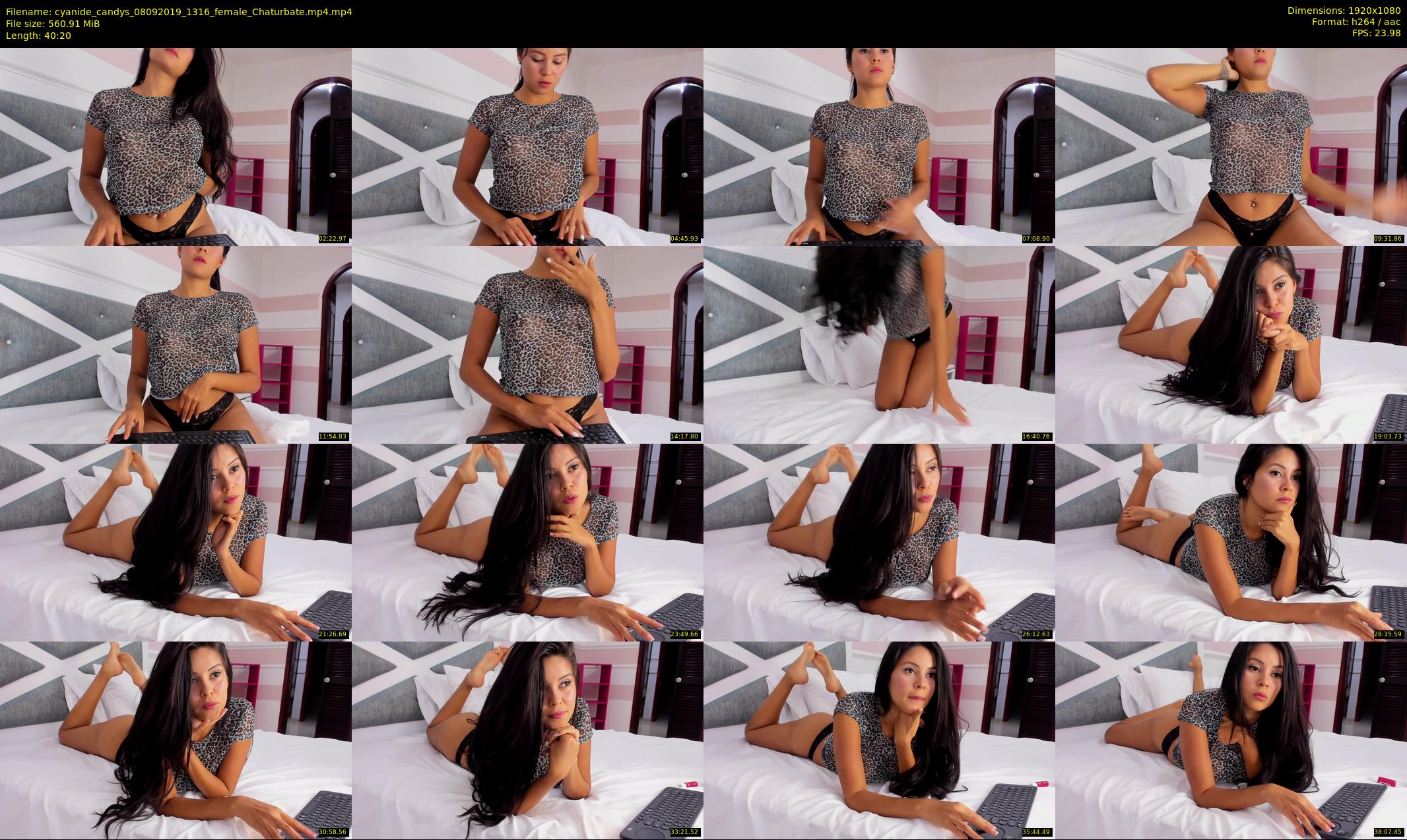 cyanide_candys — 41 minute Chaturbate female cam show recording, 1080p, Sep 8, 2019