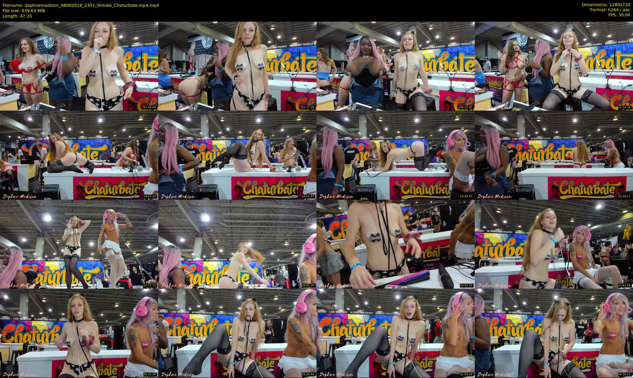 daphnemadison — 48 minute Chaturbate couple cam show recording, 720p, Sep 8, 2019