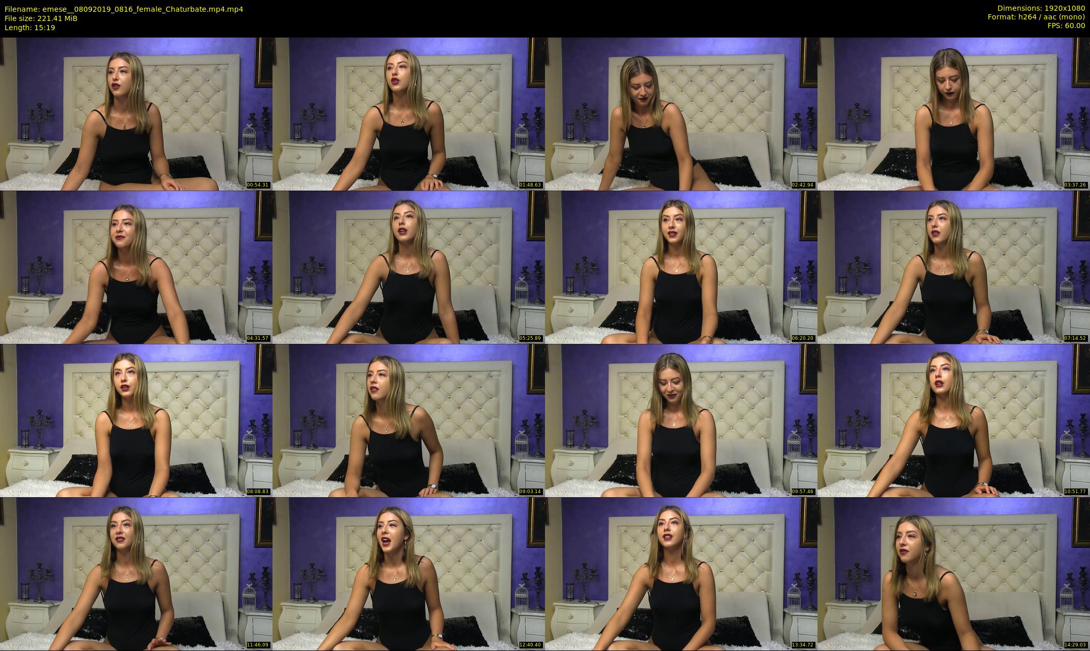 emese_ — 16 minute Chaturbate female cam show recording, 1080p, Sep 8, 2019