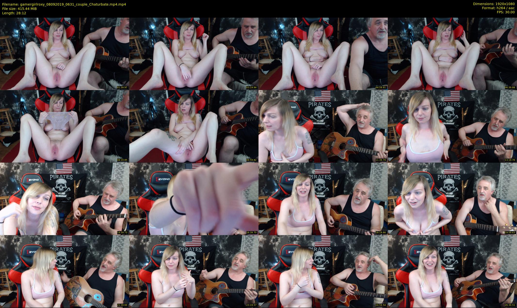 gamergirlroxy — 29 minute Chaturbate couple cam show recording, 1080p, Sep 8, 2019