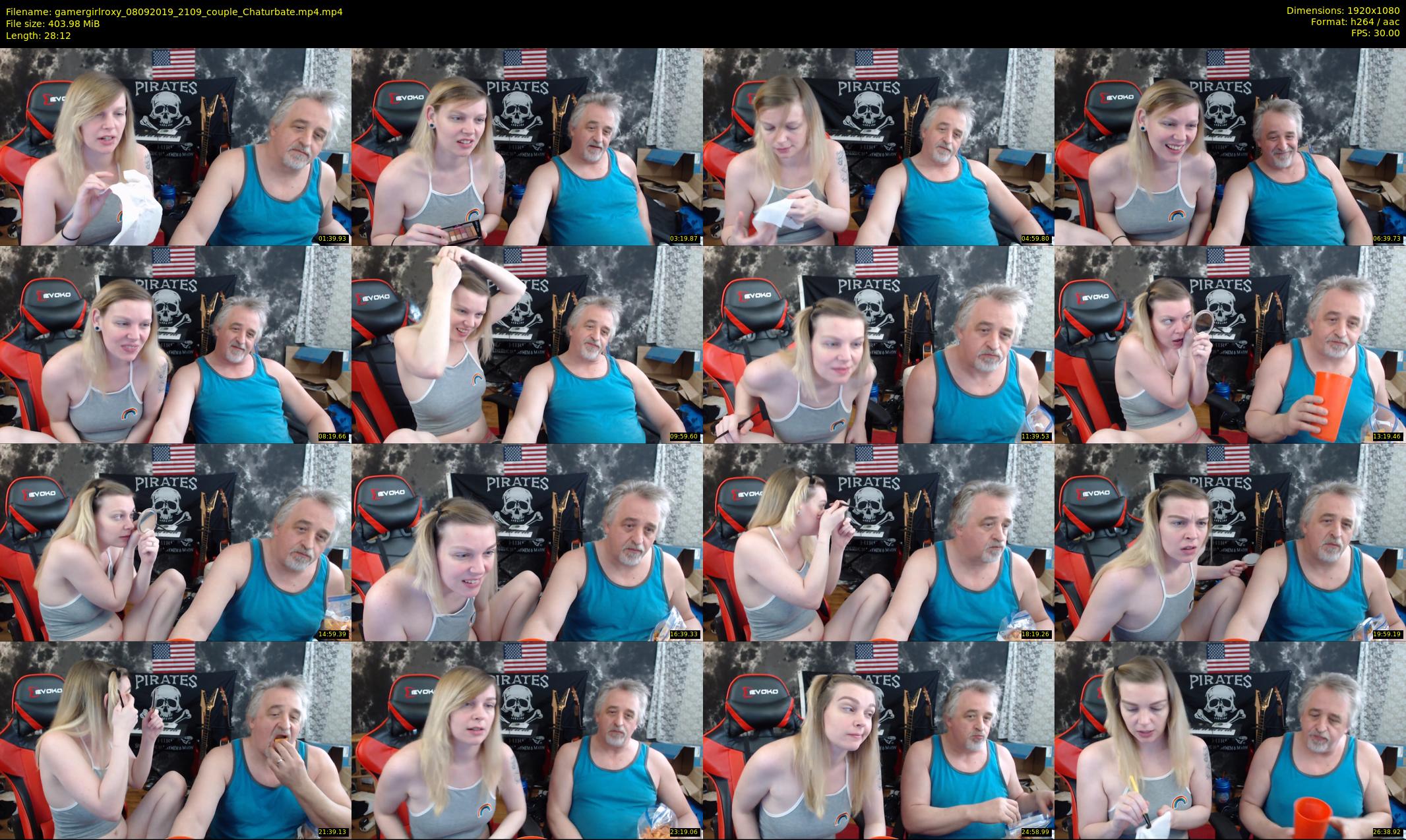 gamergirlroxy — 29 minute Chaturbate couple cam show recording, 1080p, Sep 8, 2019