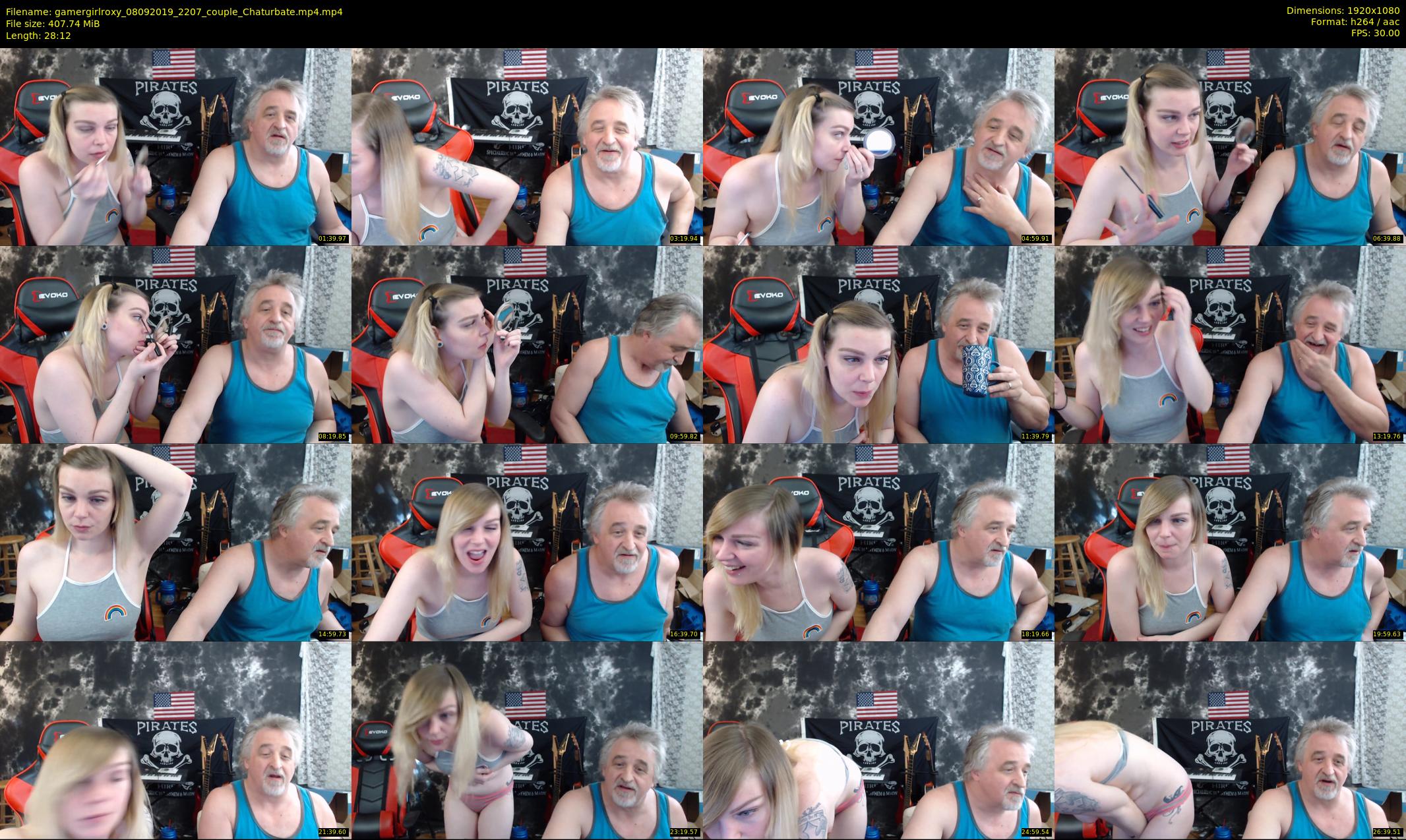 gamergirlroxy — 29 minute Chaturbate couple cam show recording, 1080p, Sep 8, 2019
