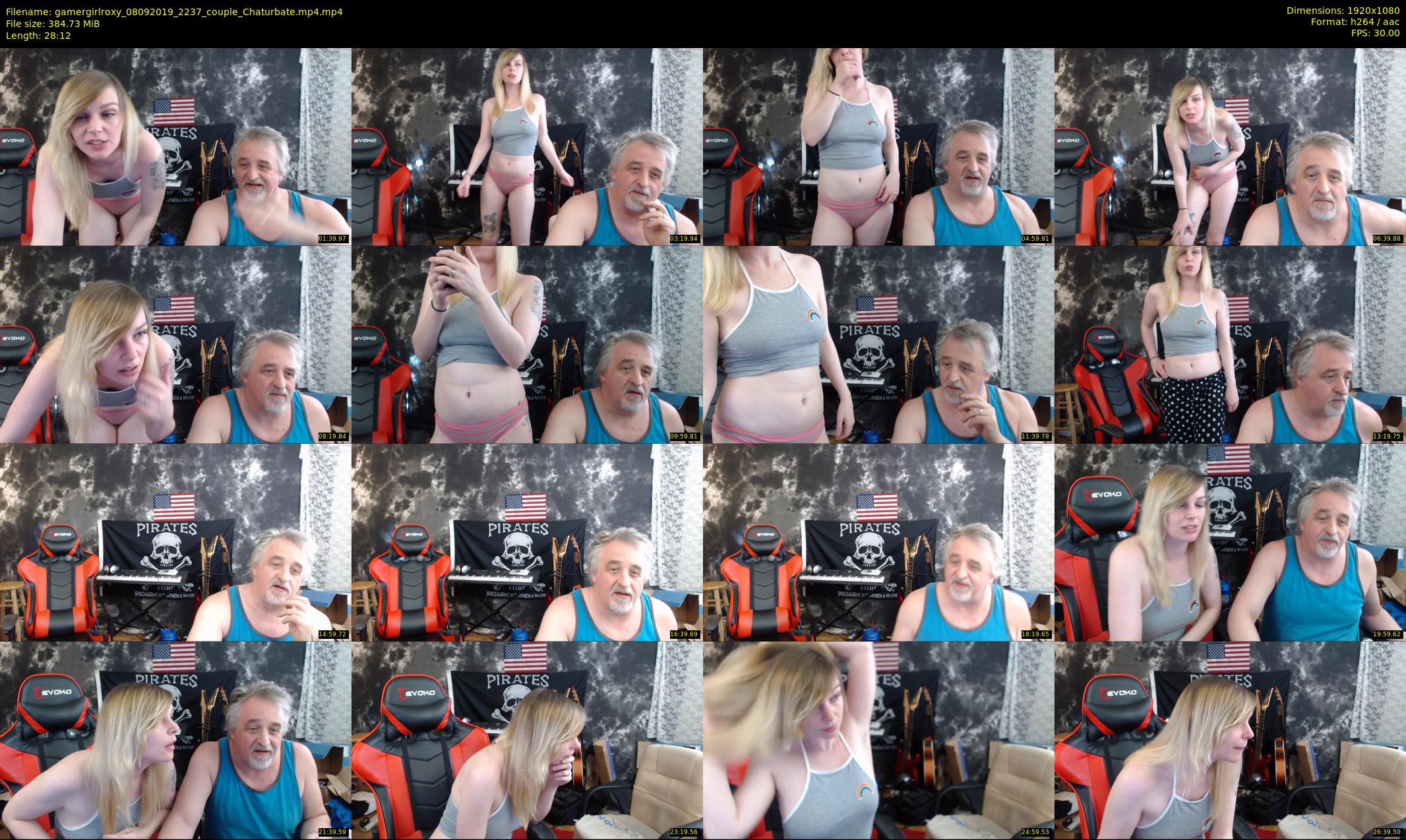 gamergirlroxy — 29 minute Chaturbate couple cam show recording, 1080p, Sep 8, 2019