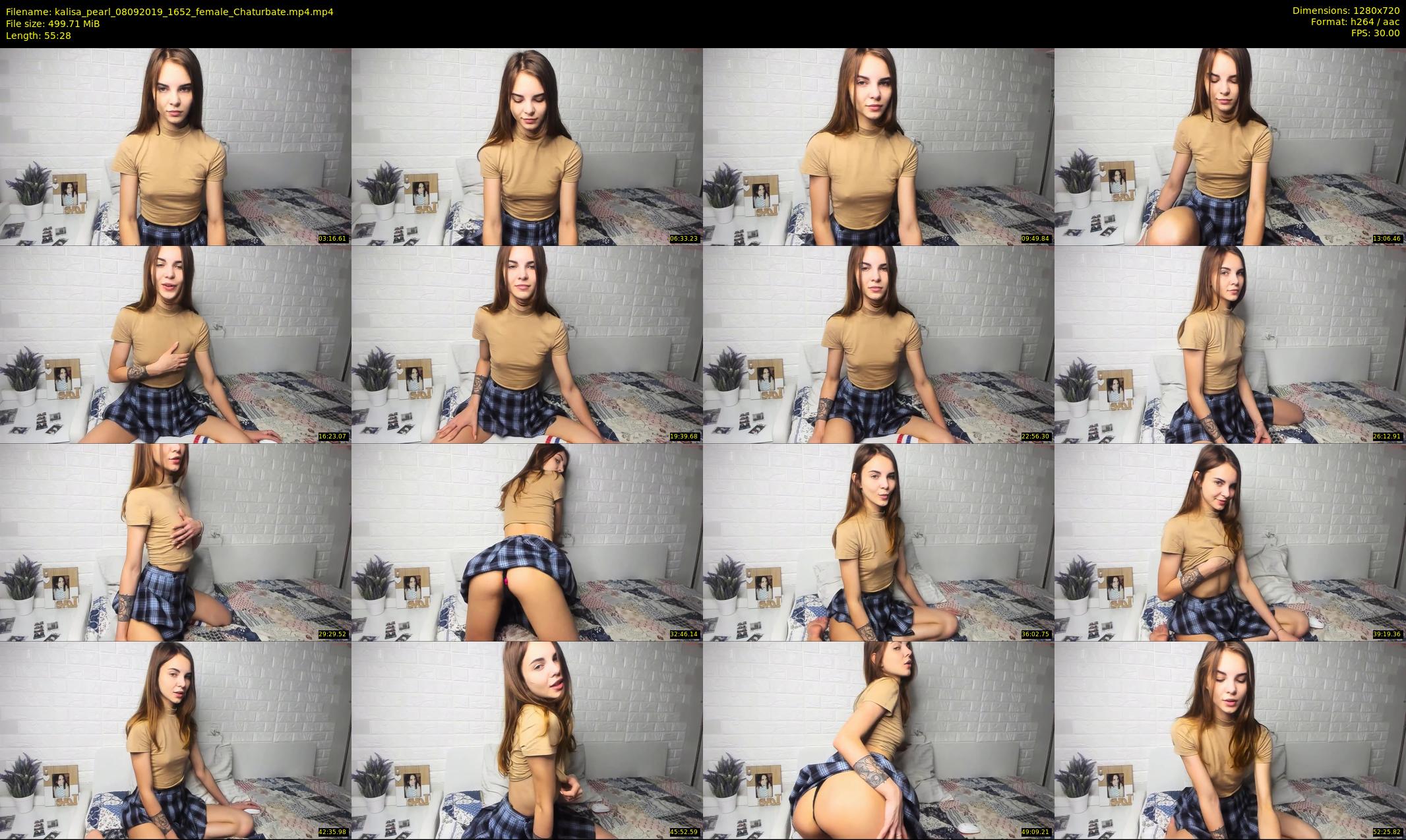 kalisa_pearl — 56 minute Chaturbate female cam show recording, 720p, Sep 8, 2019
