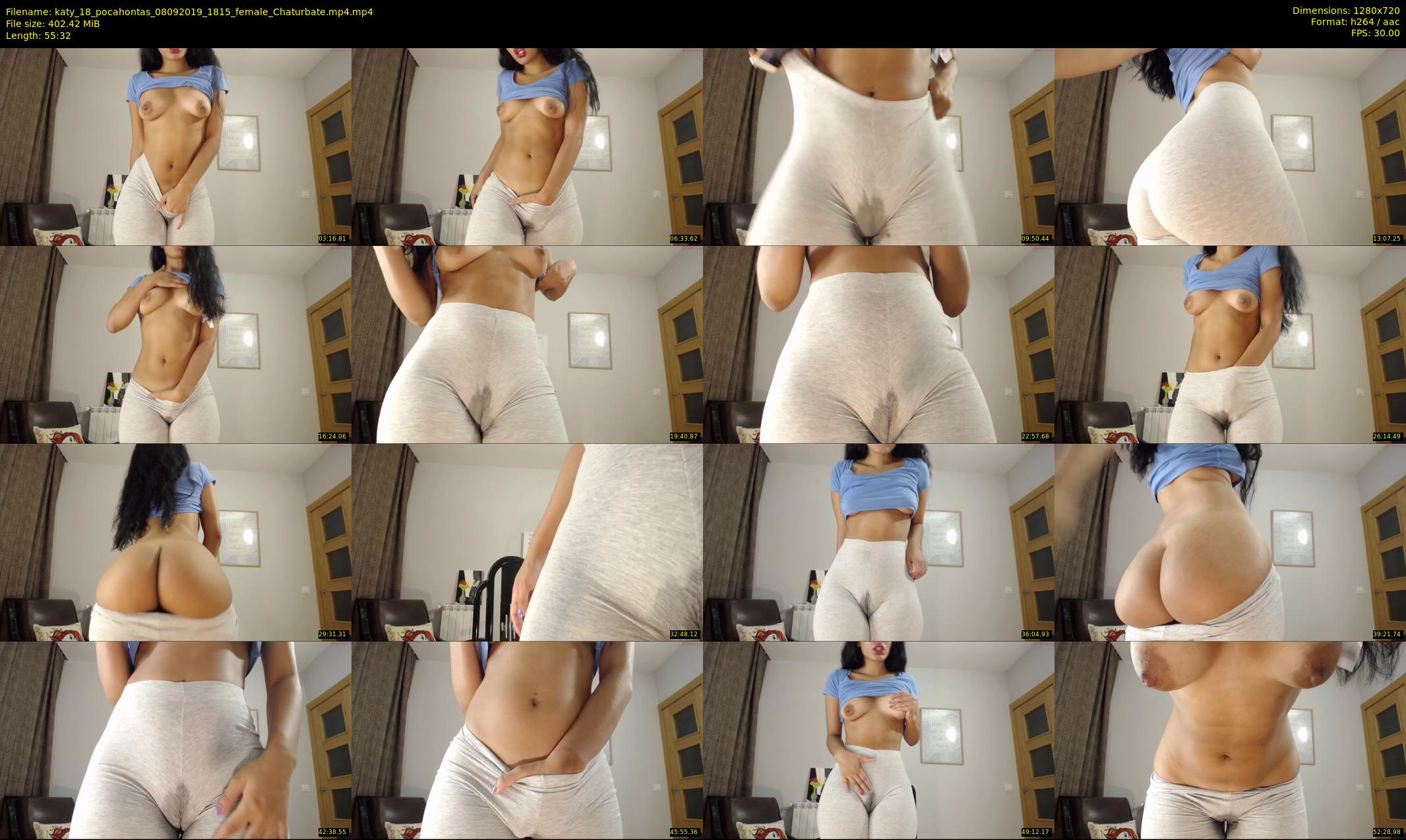 katy_18_pocahontas — 56 minute Chaturbate female cam show recording, 720p, Sep 8, 2019
