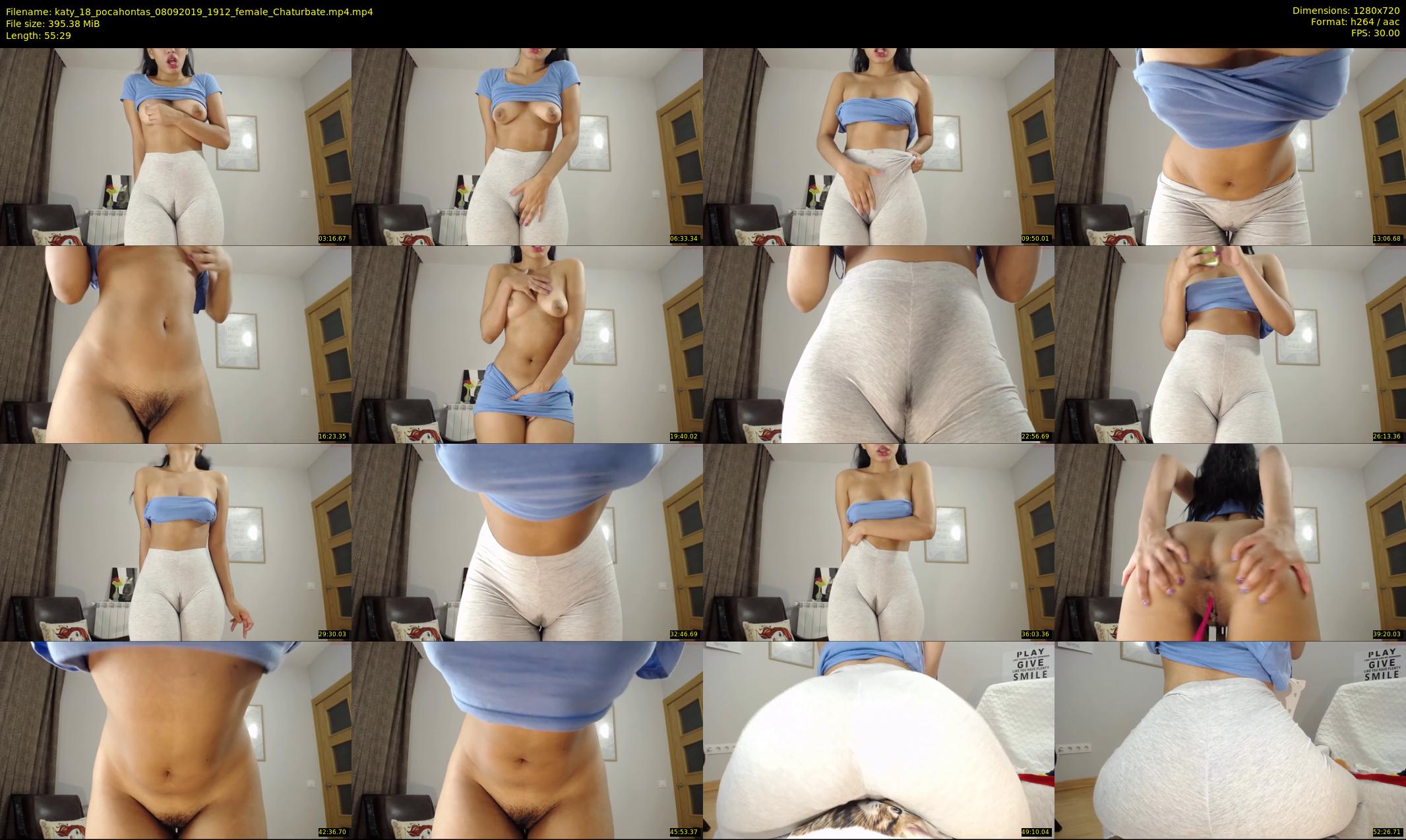 katy_18_pocahontas — 56 minute Chaturbate female cam show recording, 720p, Sep 8, 2019