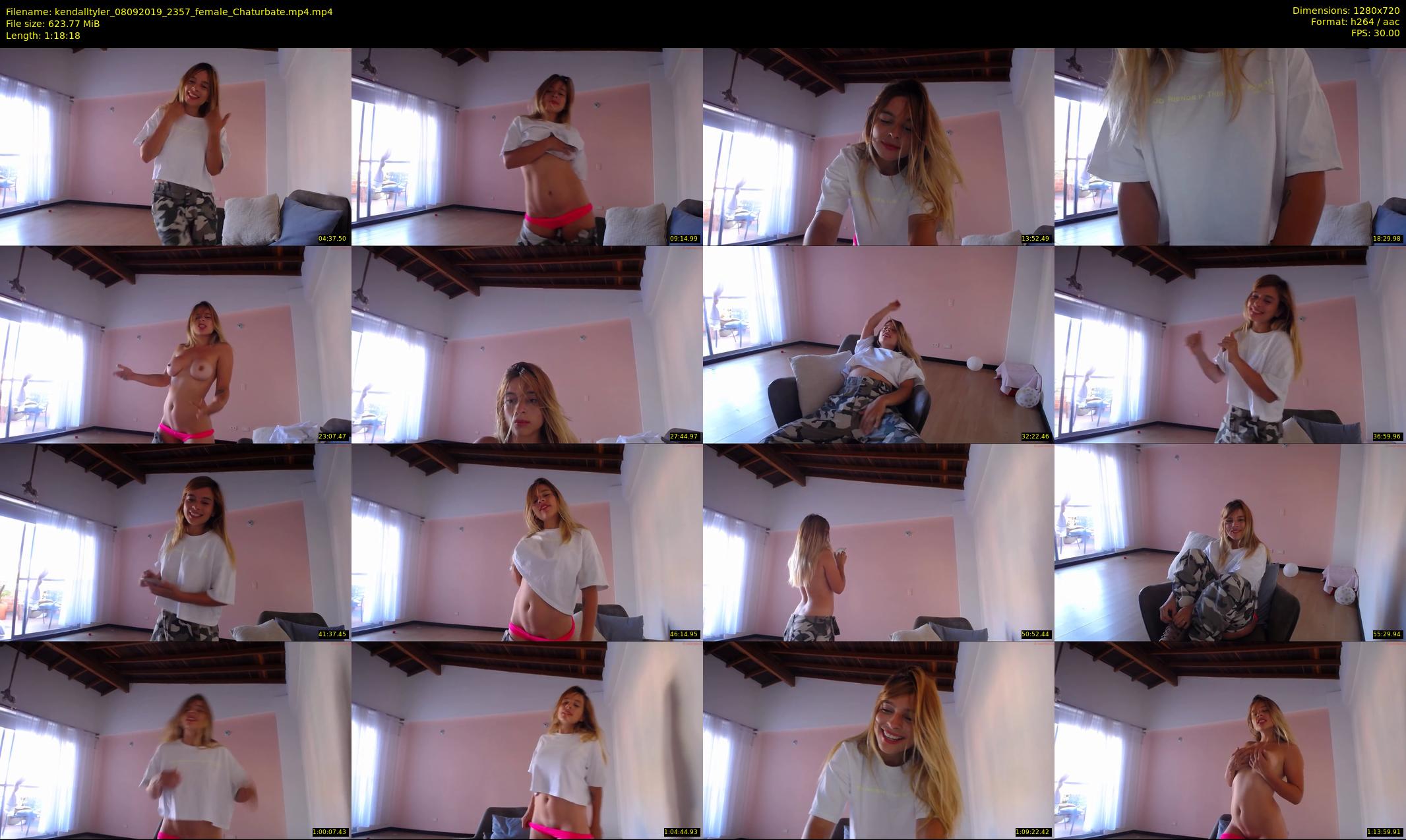 kendalltyler — 79 minute Chaturbate female cam show recording, 720p, Sep 8, 2019