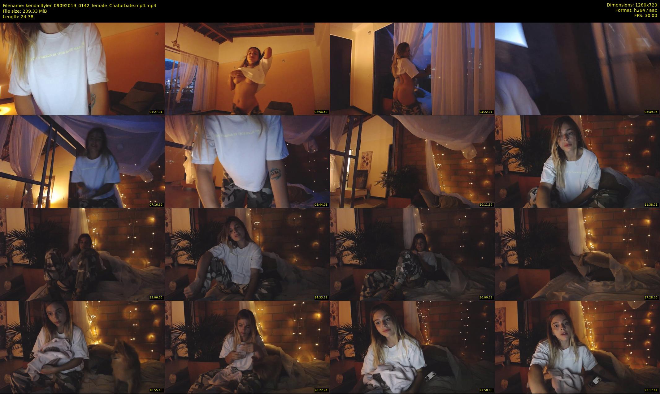 kendalltyler — 25 minute Chaturbate female cam show recording, 720p, Sep 9, 2019
