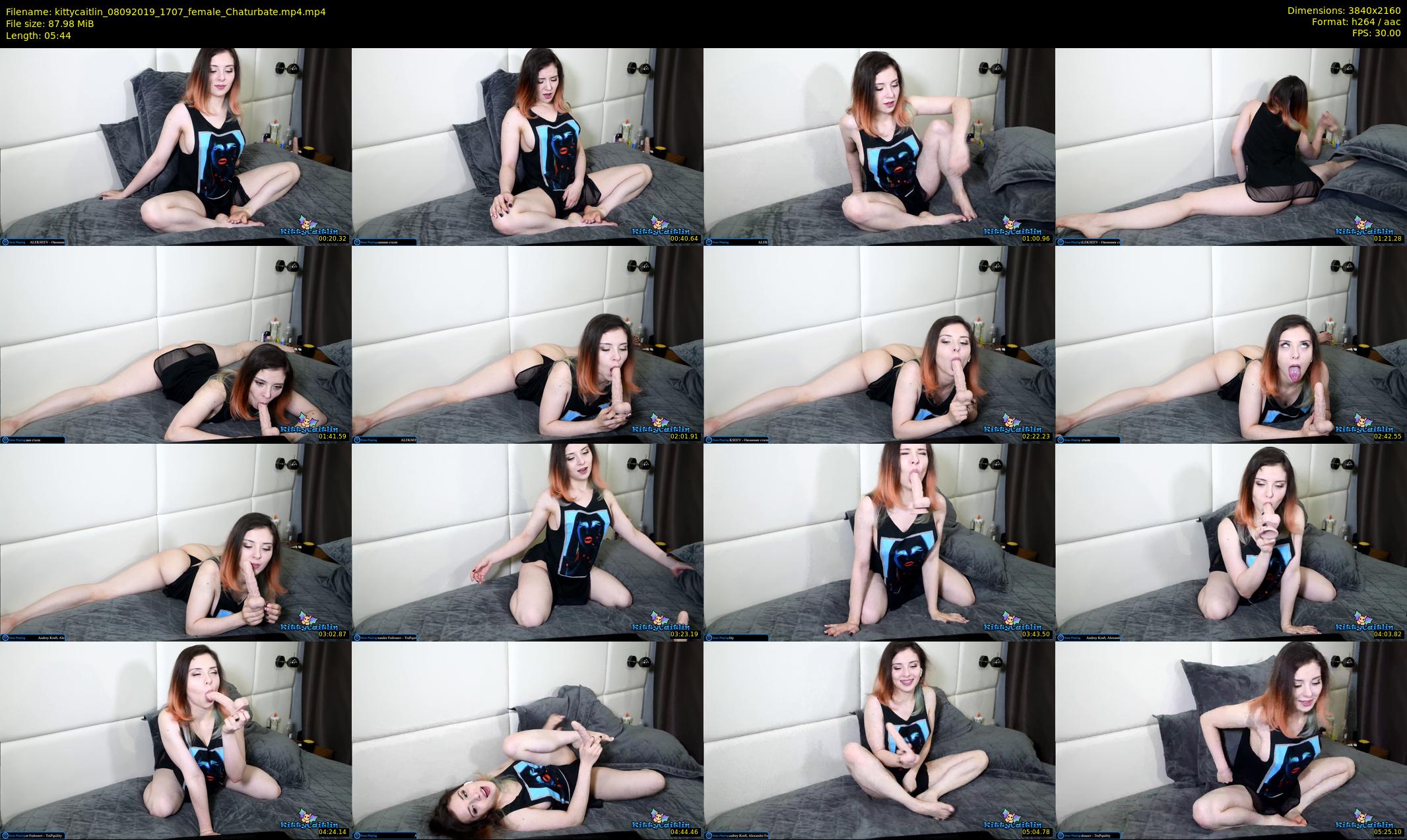 kittycaitlin — 6 minute Chaturbate female cam show recording, 4K, Sep 8, 2019