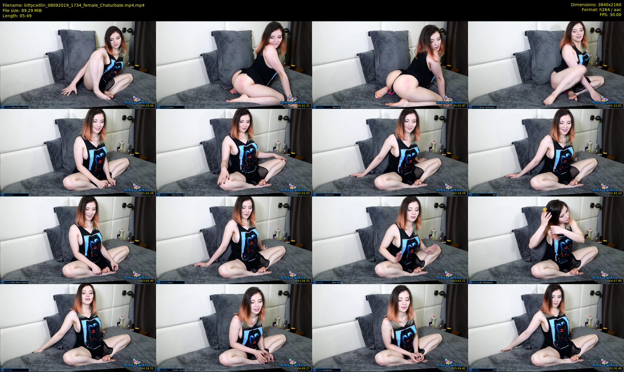 kittycaitlin — 6 minute Chaturbate female cam show recording, 4K, Sep 8, 2019