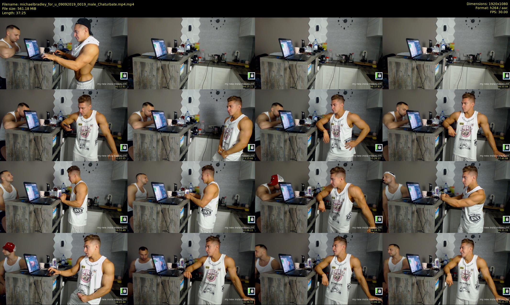 michaelbradley_for_u — 38 minute Chaturbate male cam show recording, 1080p, Sep 9, 2019