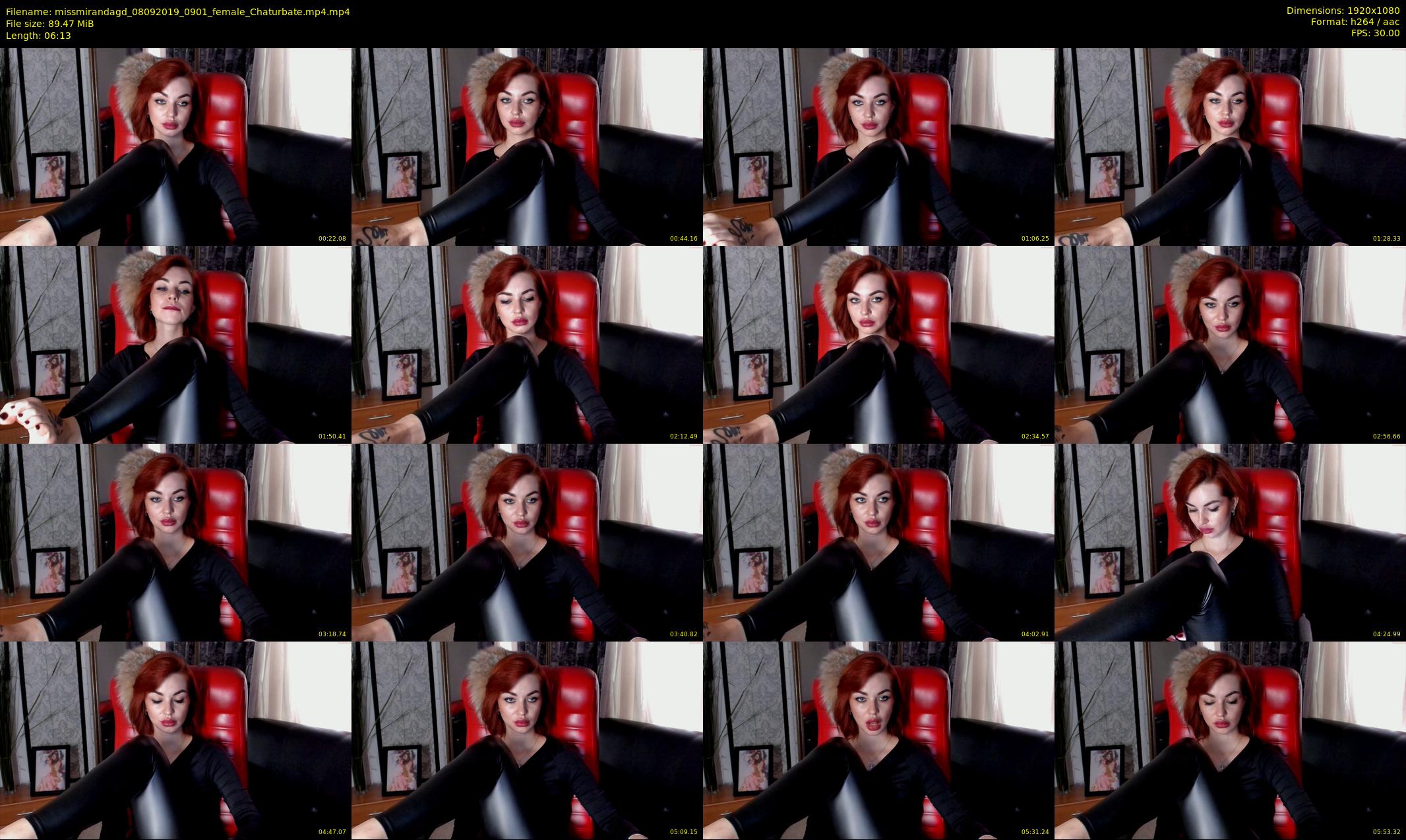 missmirandagd — 7 minute Chaturbate female cam show recording, 1080p, Sep 8, 2019