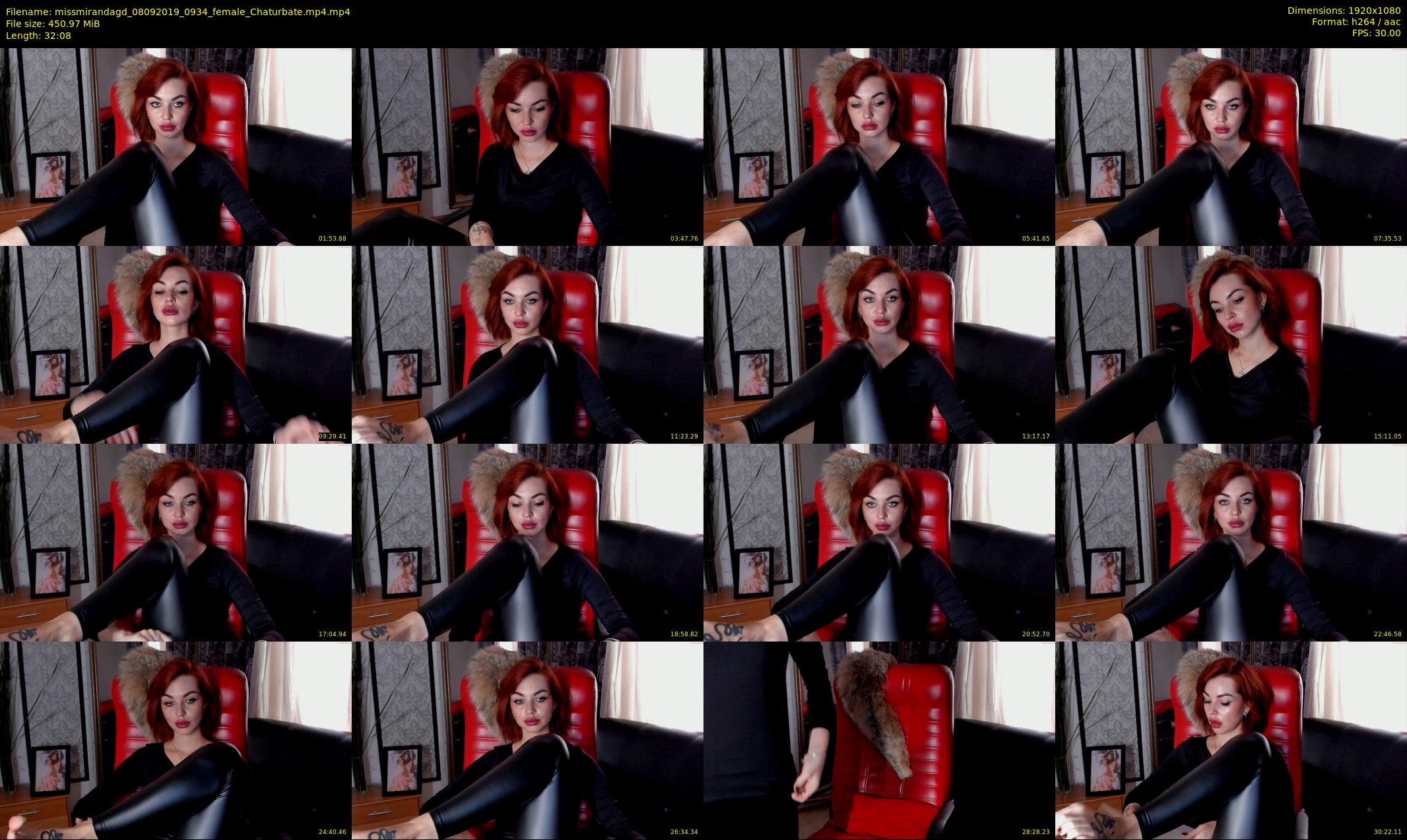 missmirandagd — 33 minute Chaturbate female cam show recording, 1080p, Sep 8, 2019