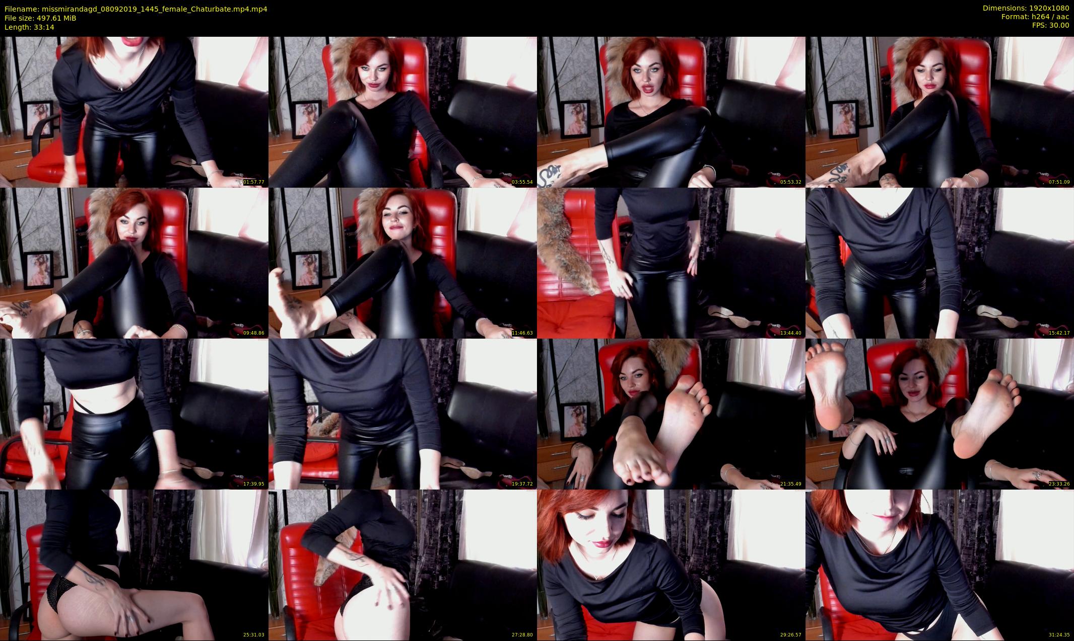 missmirandagd — 34 minute Chaturbate female cam show recording, 1080p, Sep 8, 2019