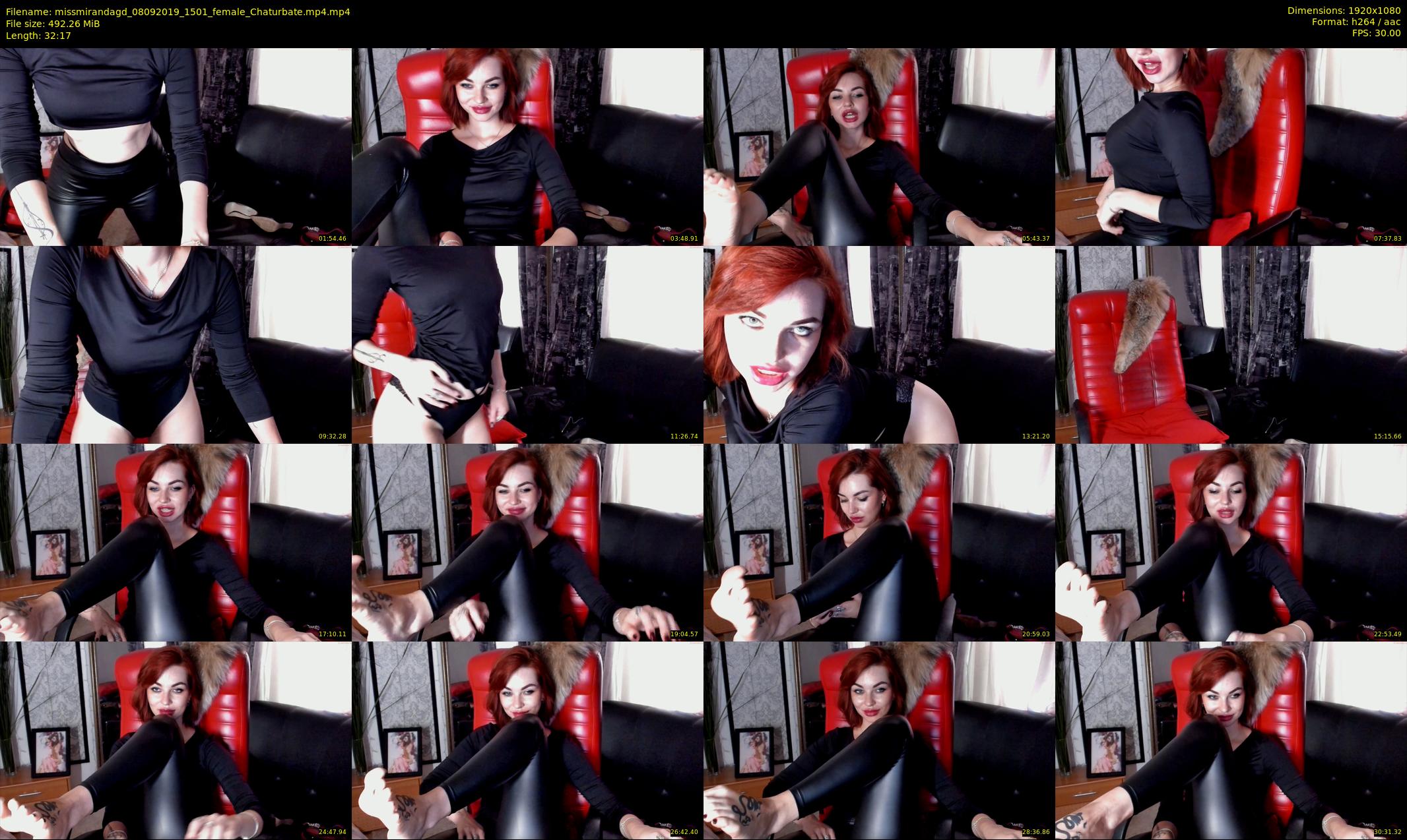 missmirandagd — 33 minute Chaturbate female cam show recording, 1080p, Sep 8, 2019