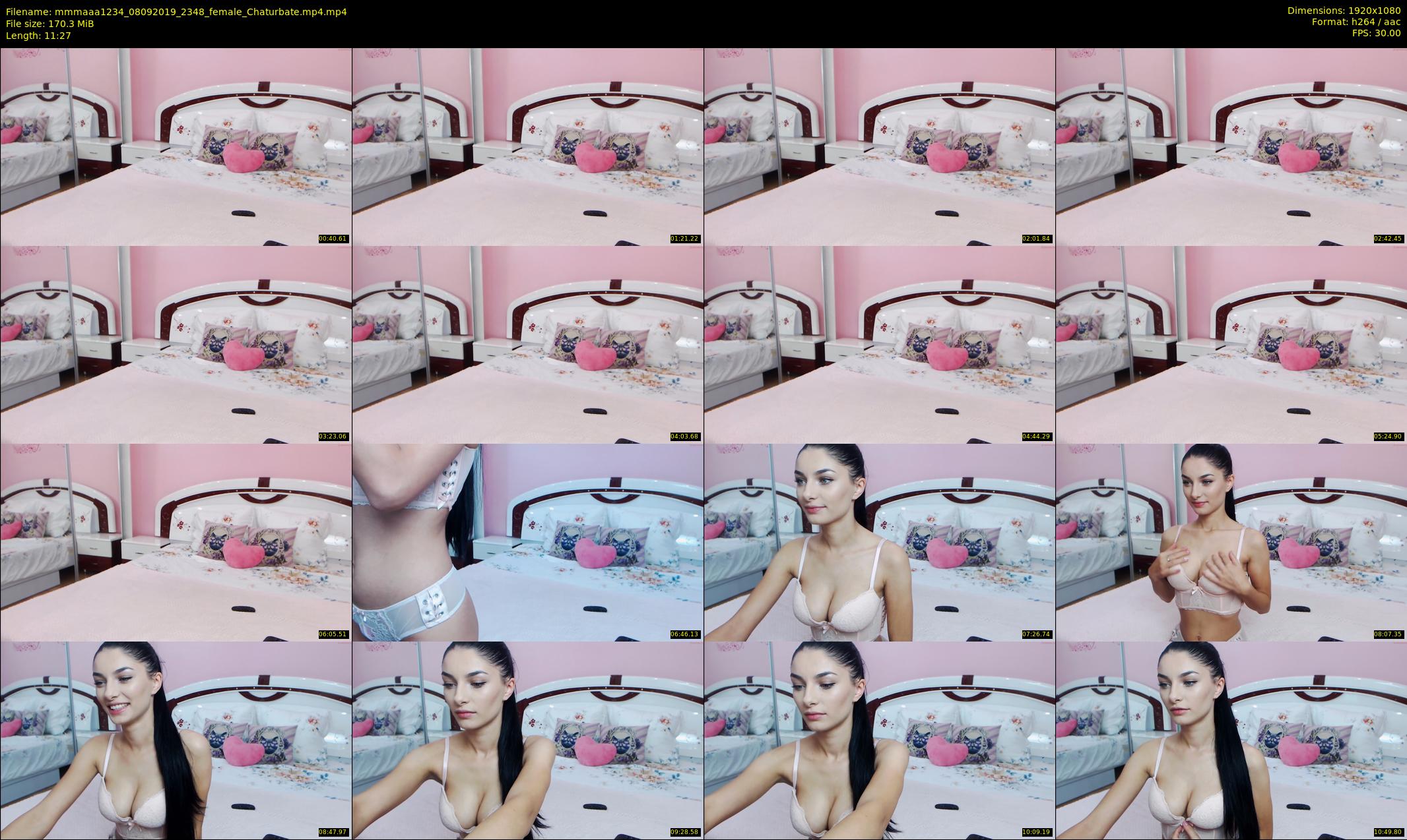 mmmaaa1234 — 12 minute Chaturbate female cam show recording, 1080p, Sep 8, 2019