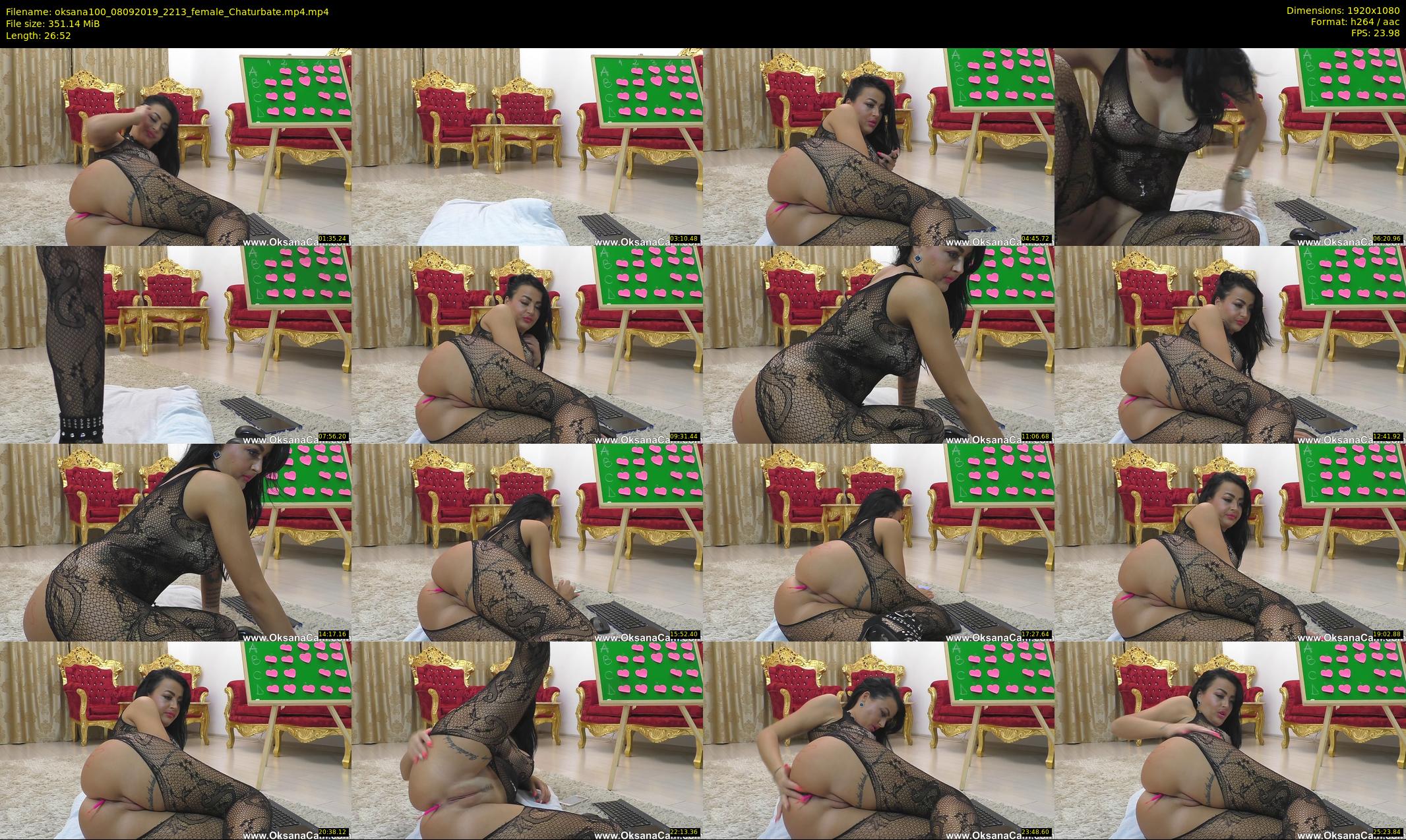 oksana100 — 27 minute Chaturbate female cam show recording, 1080p, Sep 8, 2019