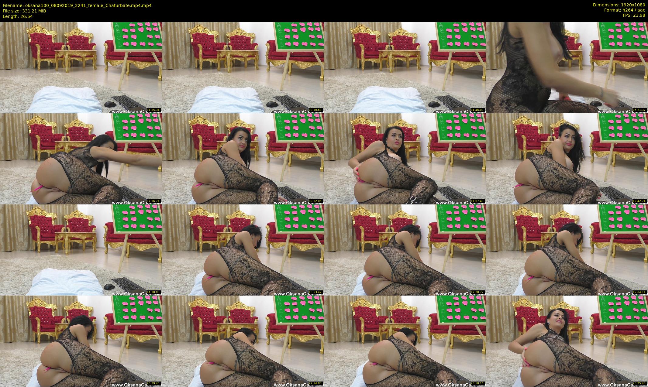 oksana100 — 27 minute Chaturbate female cam show recording, 1080p, Sep 8, 2019