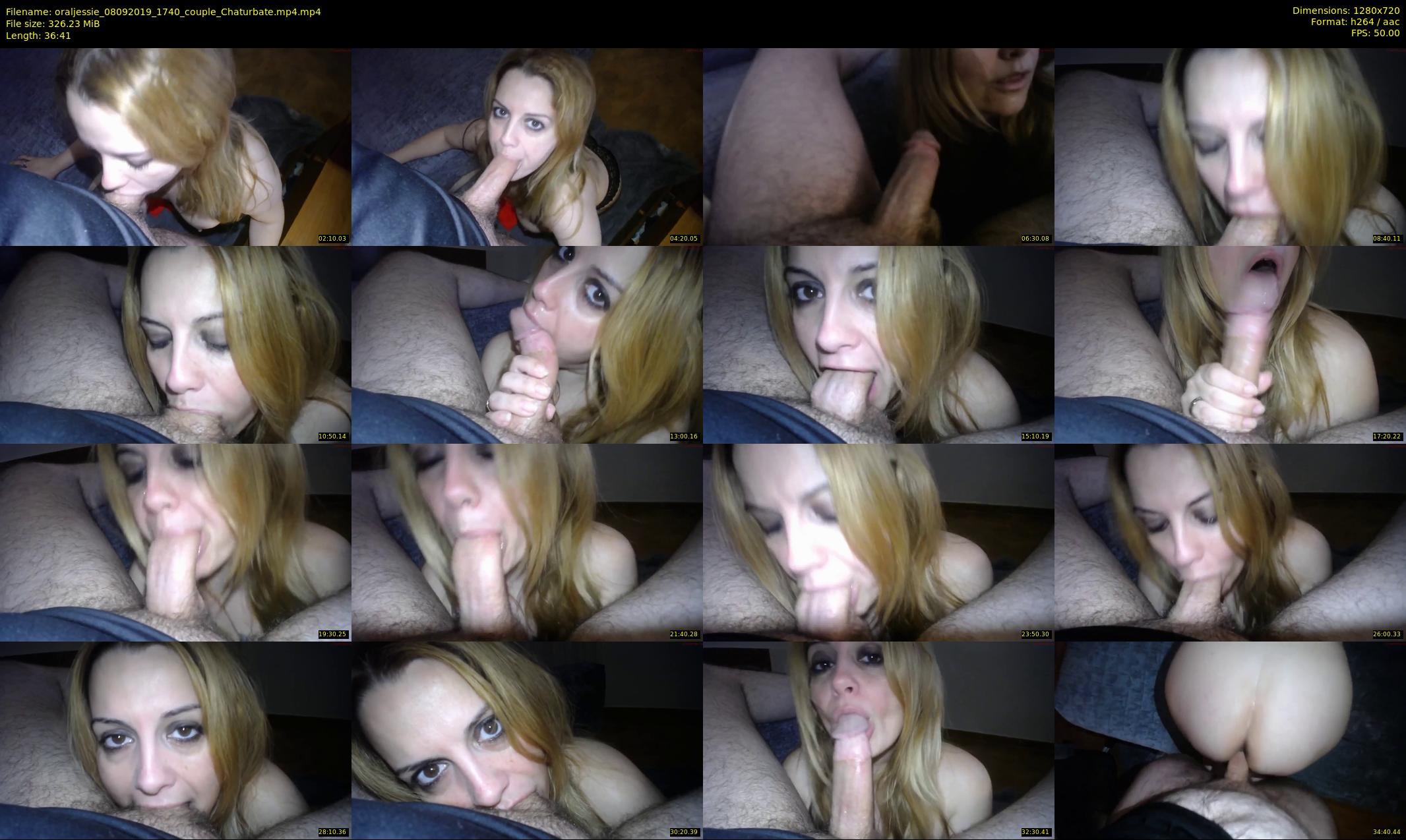 oraljessie — 37 minute Chaturbate couple cam show recording, 720p, Sep 8, 2019