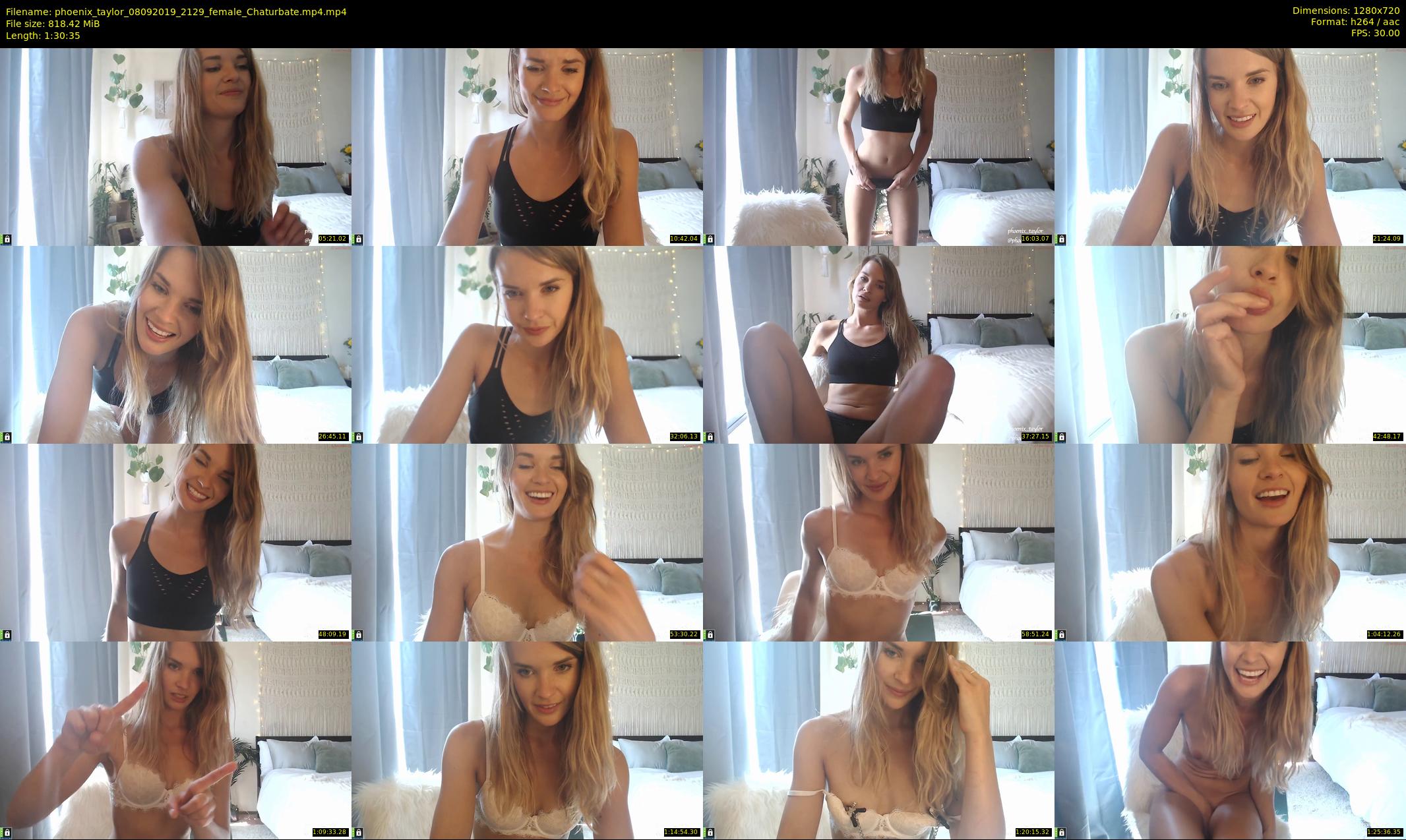 phoenix_taylor — 91 minute Chaturbate female cam show recording, 720p, Sep 8, 2019