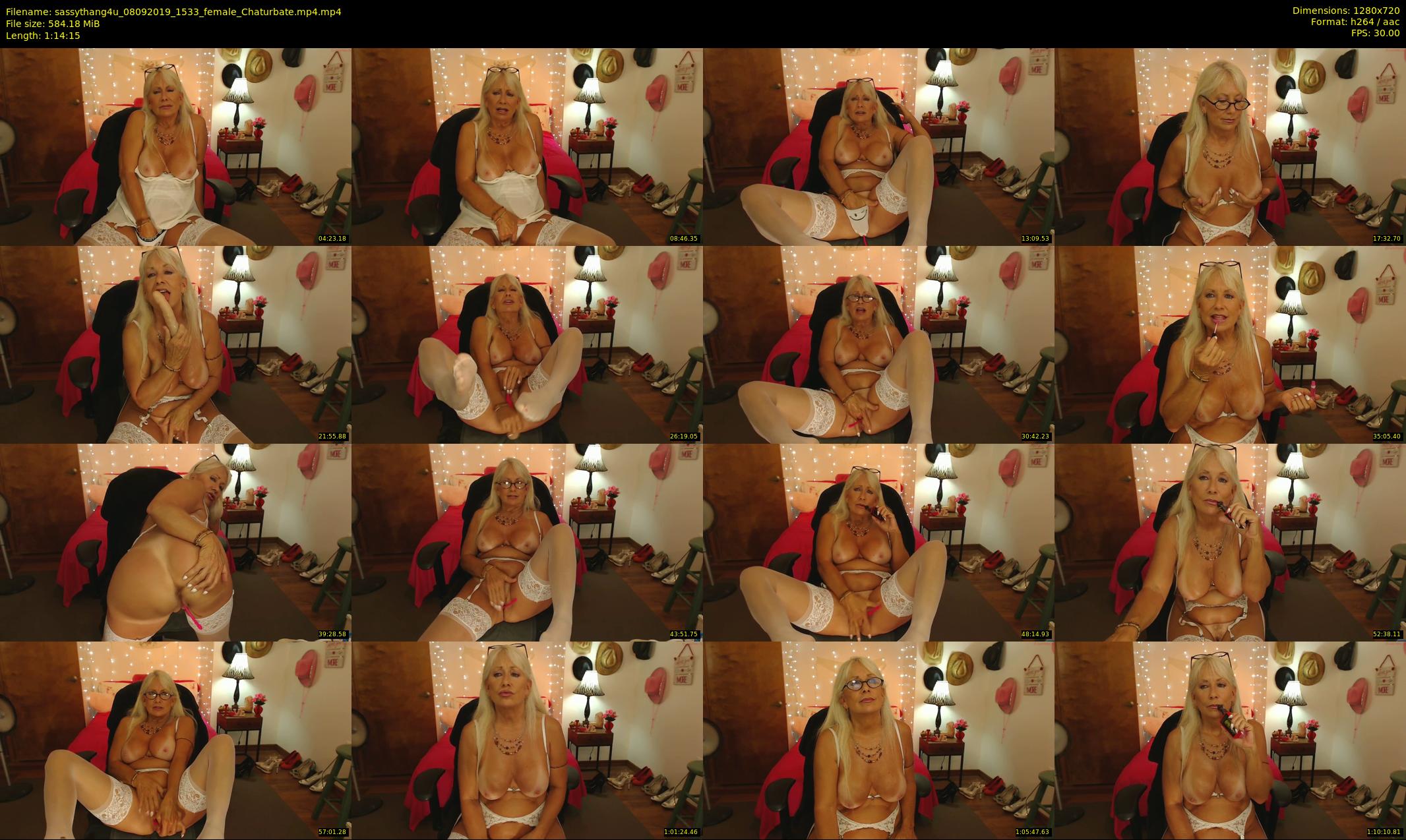 sassythang4u — 75 minute Chaturbate female cam show recording, 720p, Sep 8, 2019