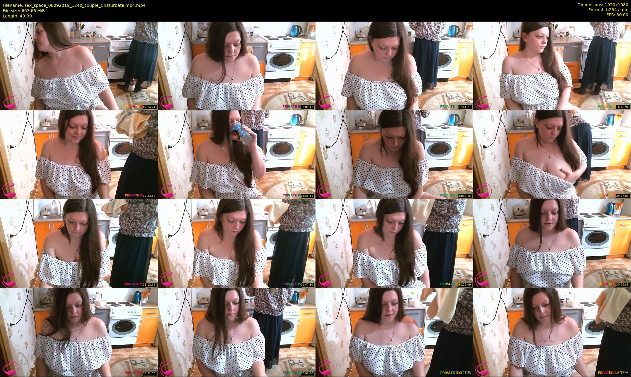 sex_space — 44 minute Chaturbate couple cam show recording, 1080p, Sep 8, 2019