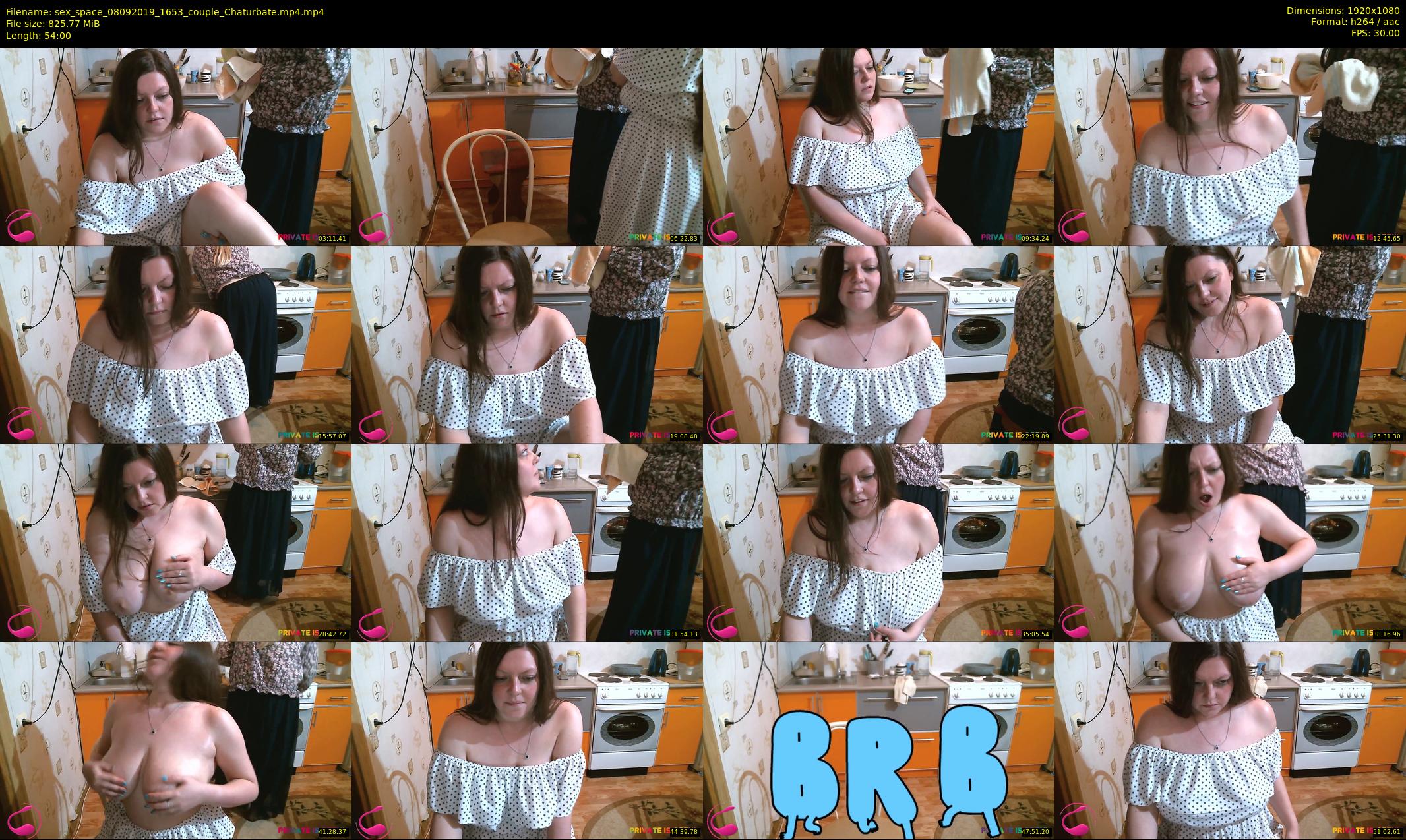 sex_space — 54 minute Chaturbate couple cam show recording, 1080p, Sep 8, 2019