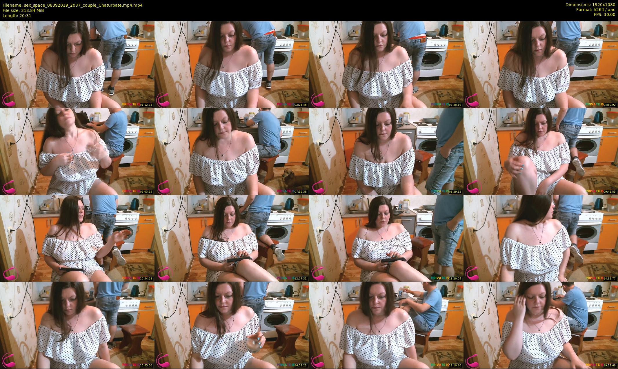 sex_space — 21 minute Chaturbate couple cam show recording, 1080p, Sep 8, 2019