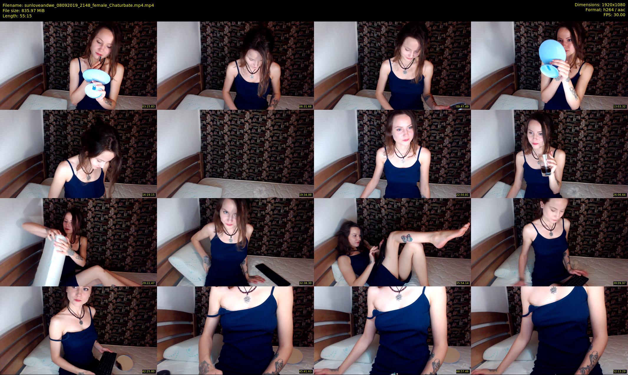 sunloveandwe — 56 minute Chaturbate female cam show recording, 1080p, Sep 8, 2019