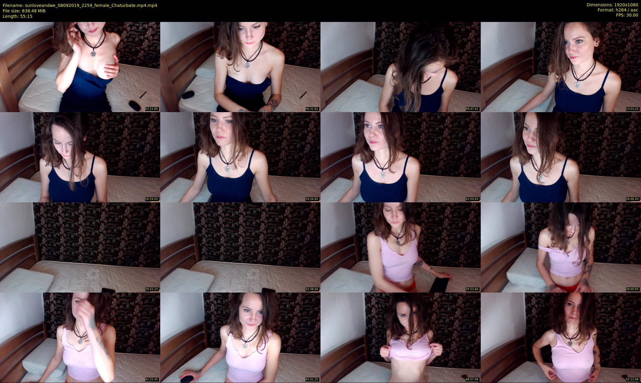 sunloveandwe — 56 minute Chaturbate female cam show recording, 1080p, Sep 8, 2019