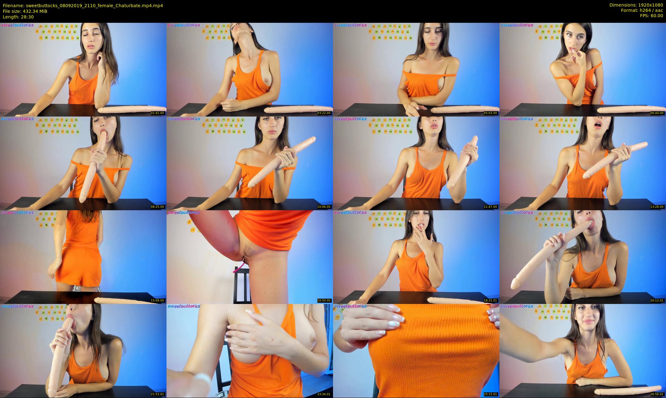 sweetbuttocks — 29 minute Chaturbate female cam show recording, 1080p, Sep 8, 2019