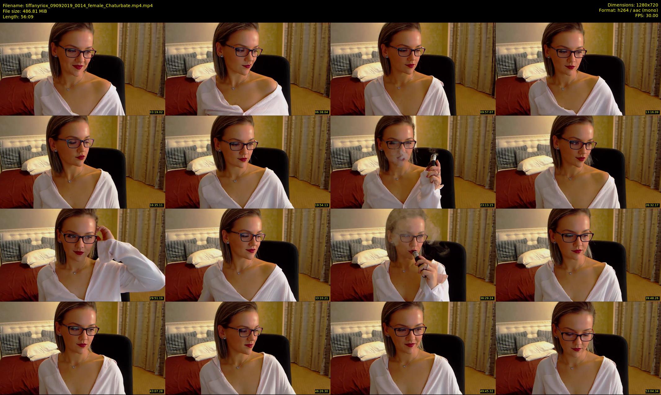 tiffanyriox — 57 minute Chaturbate female cam show recording, 720p, Sep 9, 2019