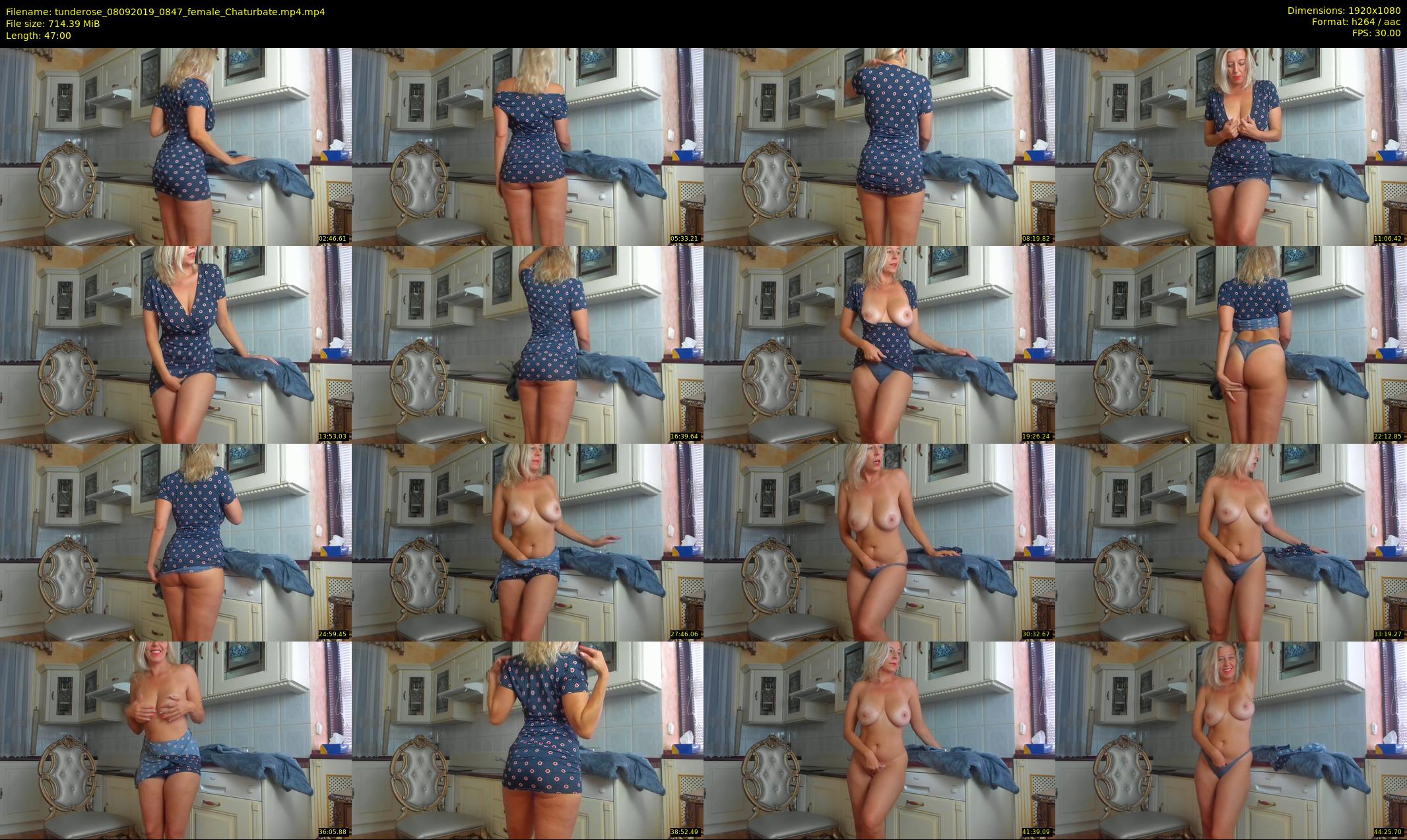 tunderose — 47 minute Chaturbate female cam show recording, 1080p, Sep 8, 2019