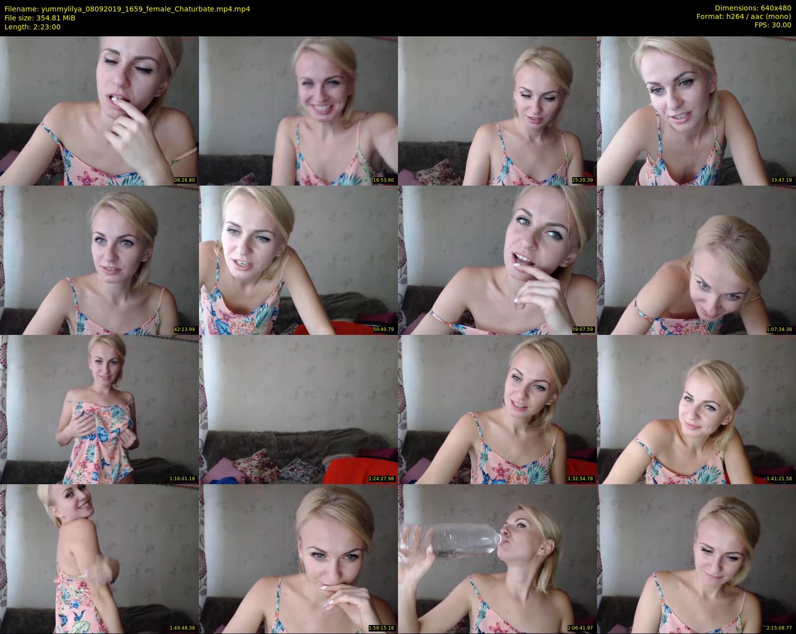 yummylilya — 143 minute Chaturbate female cam show recording, 480p, Sep 8, 2019