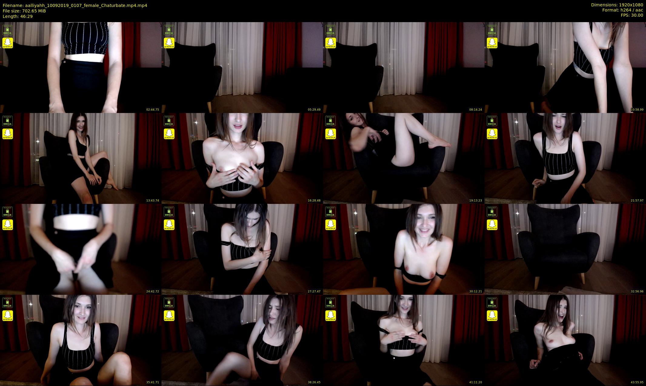 aalliyahh — 47 minute Chaturbate female cam show recording, 1080p, Sep 10, 2019