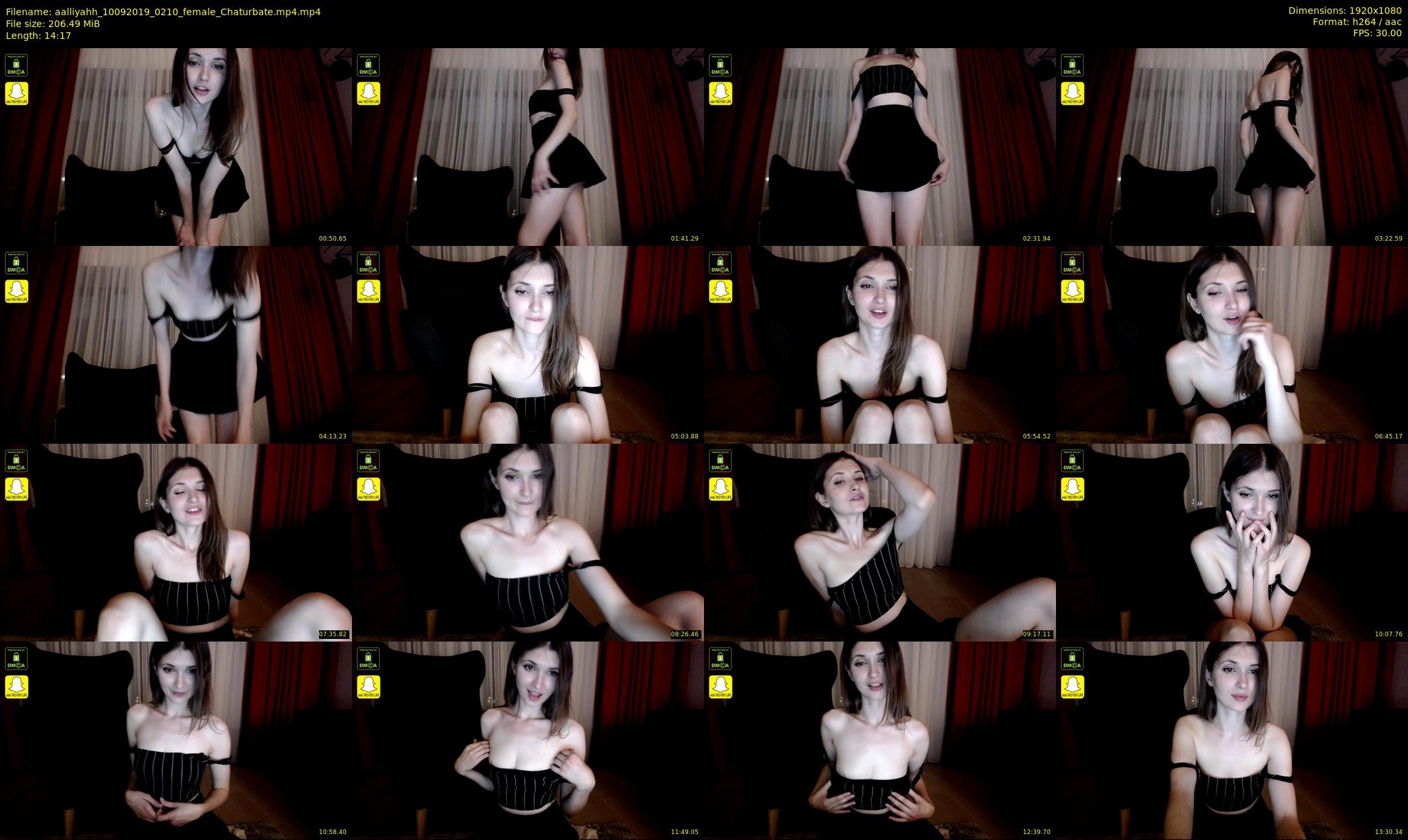 aalliyahh — 15 minute Chaturbate female cam show recording, 1080p, Sep 10, 2019