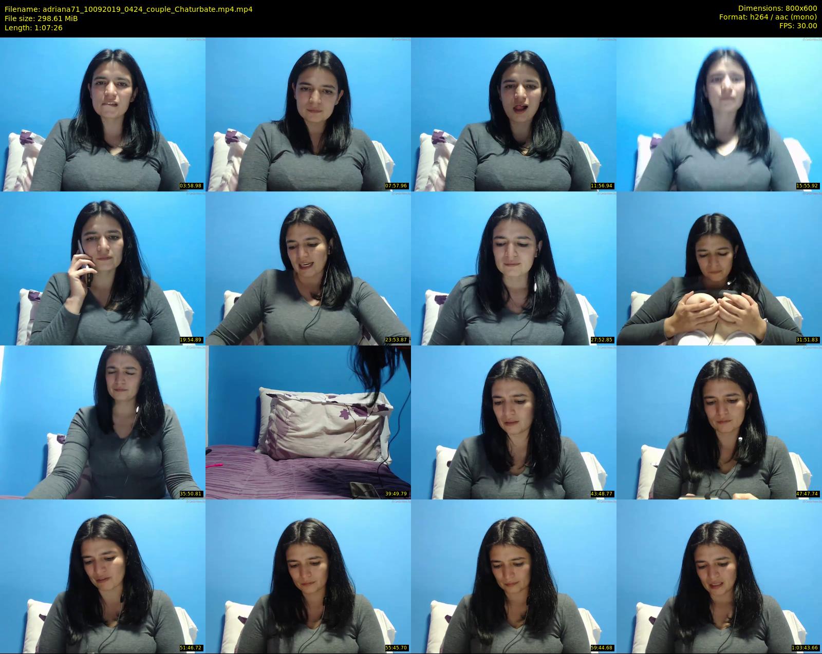 adriana71 — 68 minute Chaturbate couple cam show recording, 480p, Sep 10, 2019