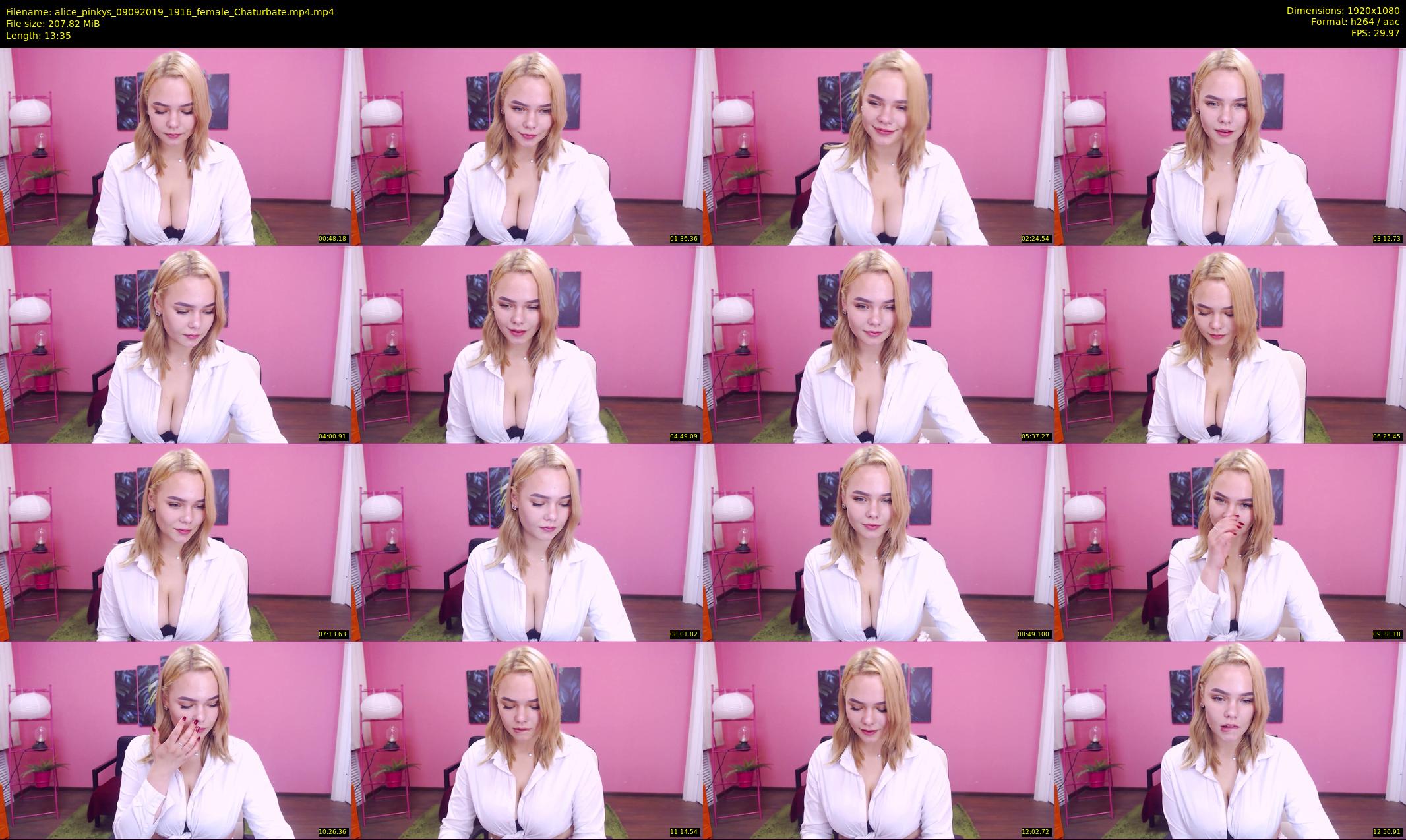 alice_pinkys — 14 minute Chaturbate female cam show recording, 1080p, Sep 9, 2019