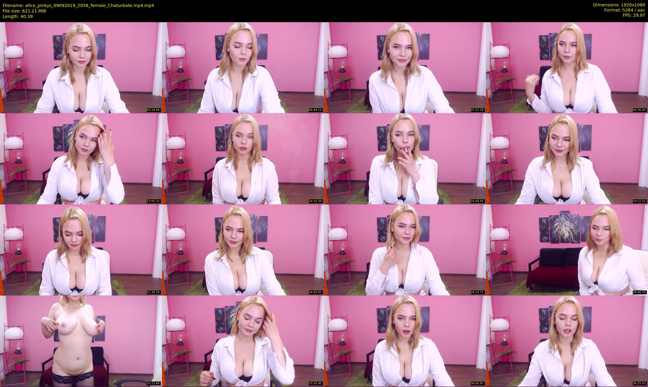 alice_pinkys — 41 minute Chaturbate female cam show recording, 1080p, Sep 9, 2019