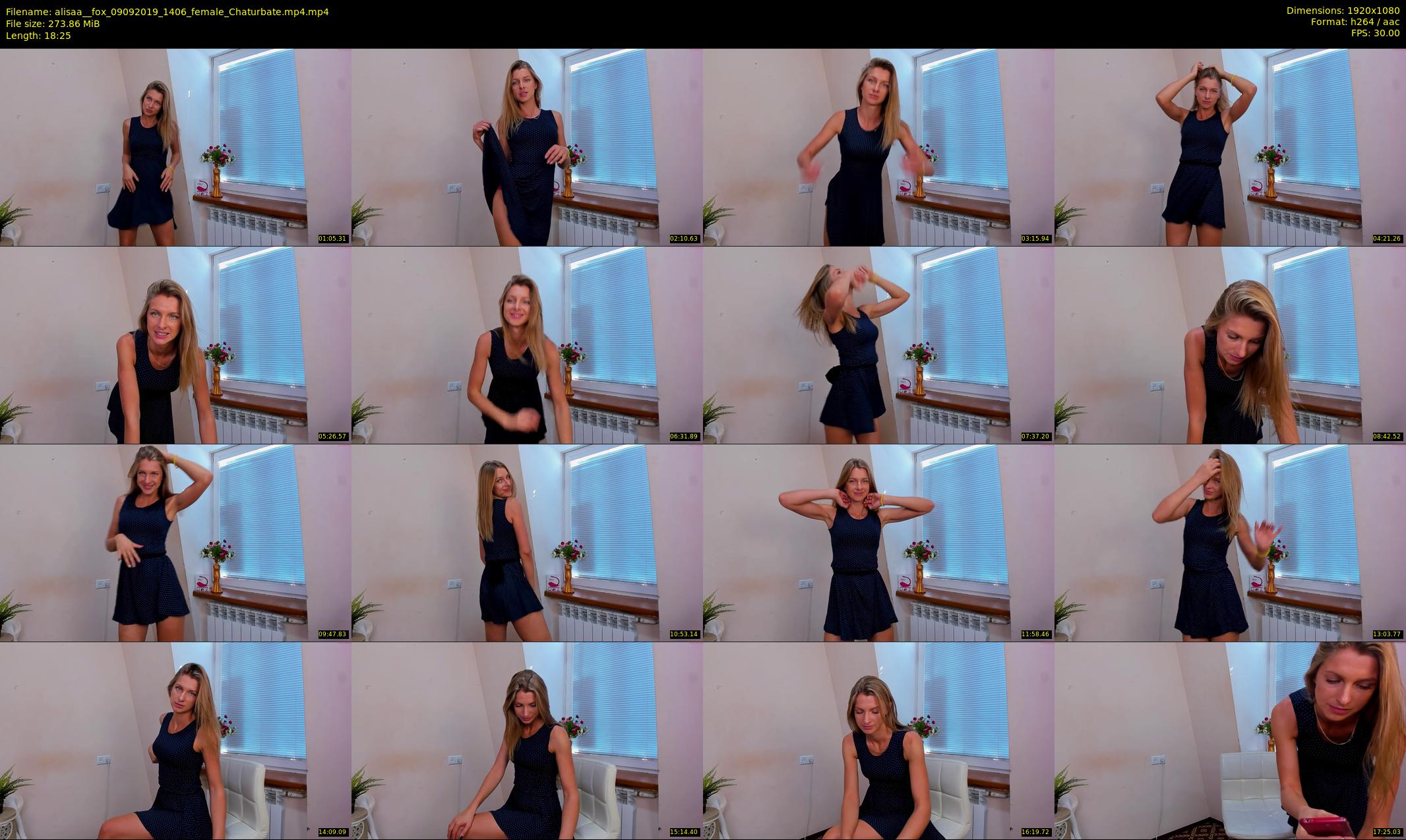 alisaa__fox — 19 minute Chaturbate female cam show recording, 1080p, Sep 9, 2019