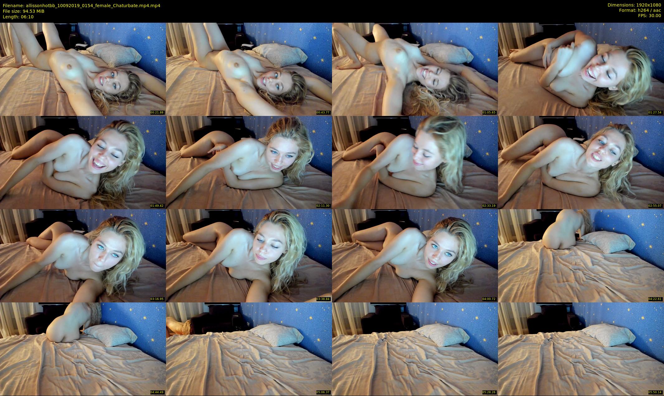 allissonhotbb — 7 minute Chaturbate female cam show recording, 1080p, Sep 10, 2019