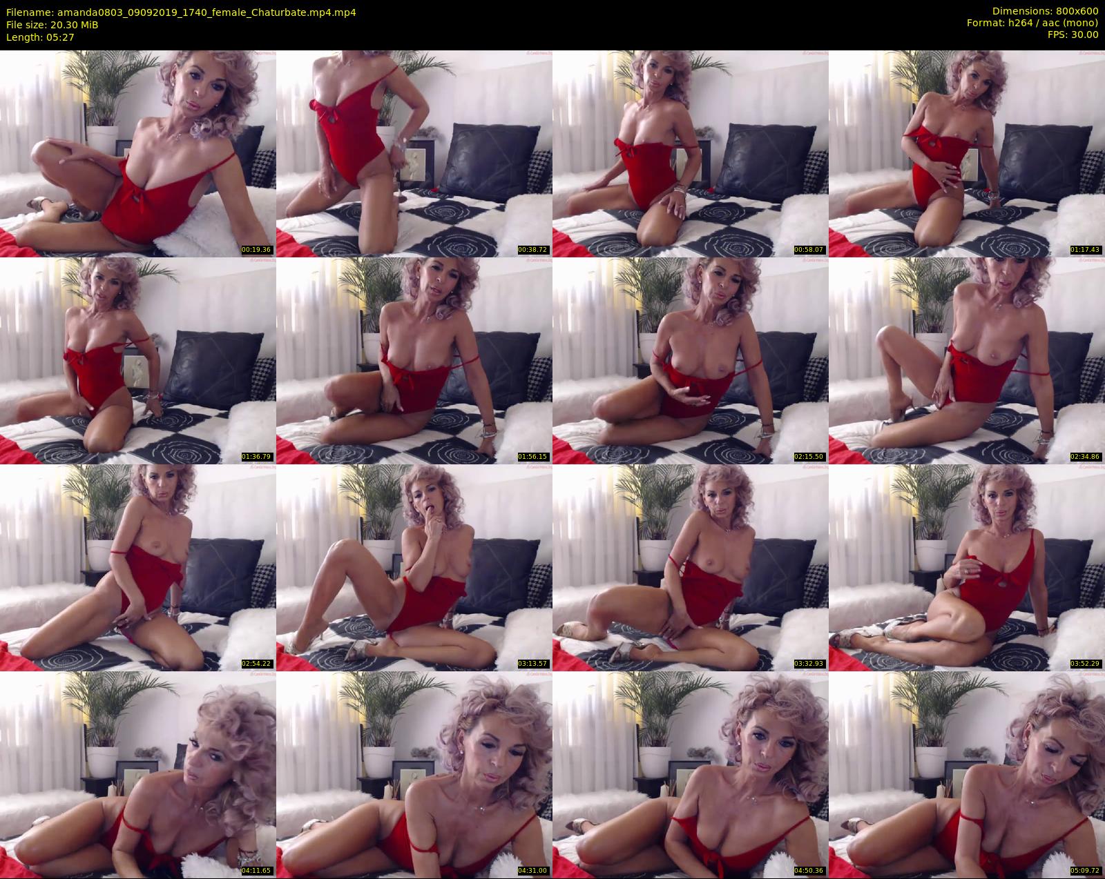 amanda0803 — 6 minute Chaturbate female cam show recording, 480p, Sep 9, 2019