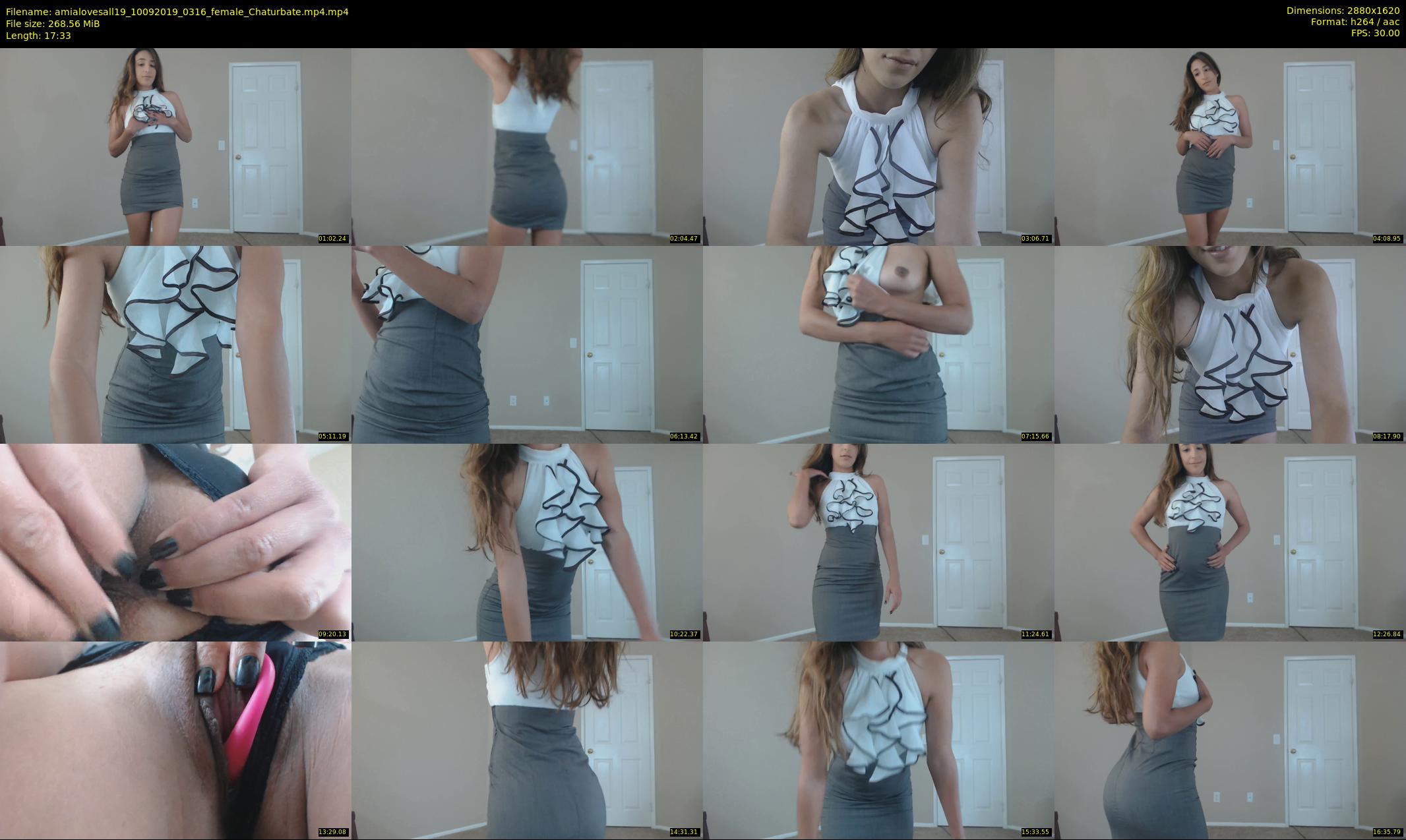 amialovesall19 — 18 minute Chaturbate female cam show recording, 1080p, Sep 10, 2019
