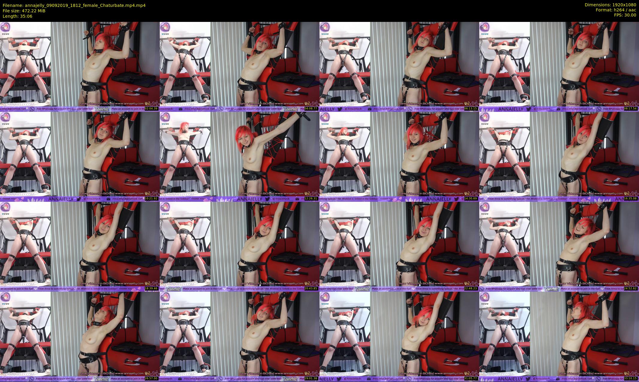 annajelly — 36 minute Chaturbate couple cam show recording, 1080p, Sep 9, 2019