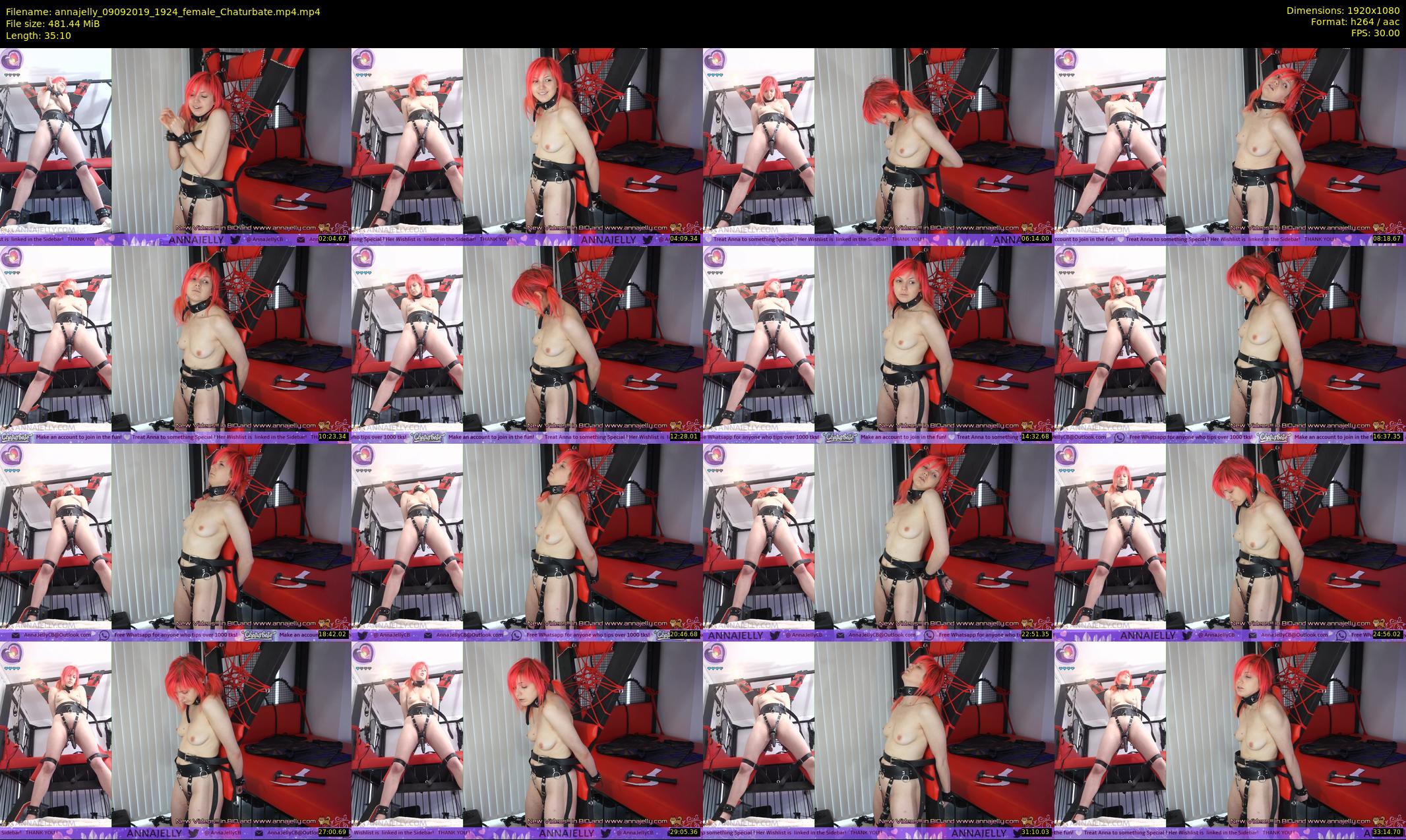 annajelly — 36 minute Chaturbate couple cam show recording, 1080p, Sep 9, 2019