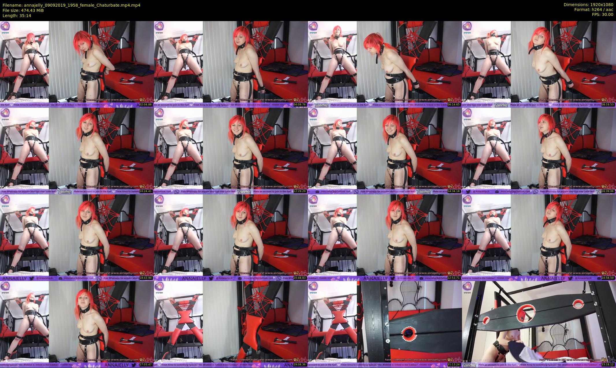 annajelly — 36 minute Chaturbate couple cam show recording, 1080p, Sep 9, 2019