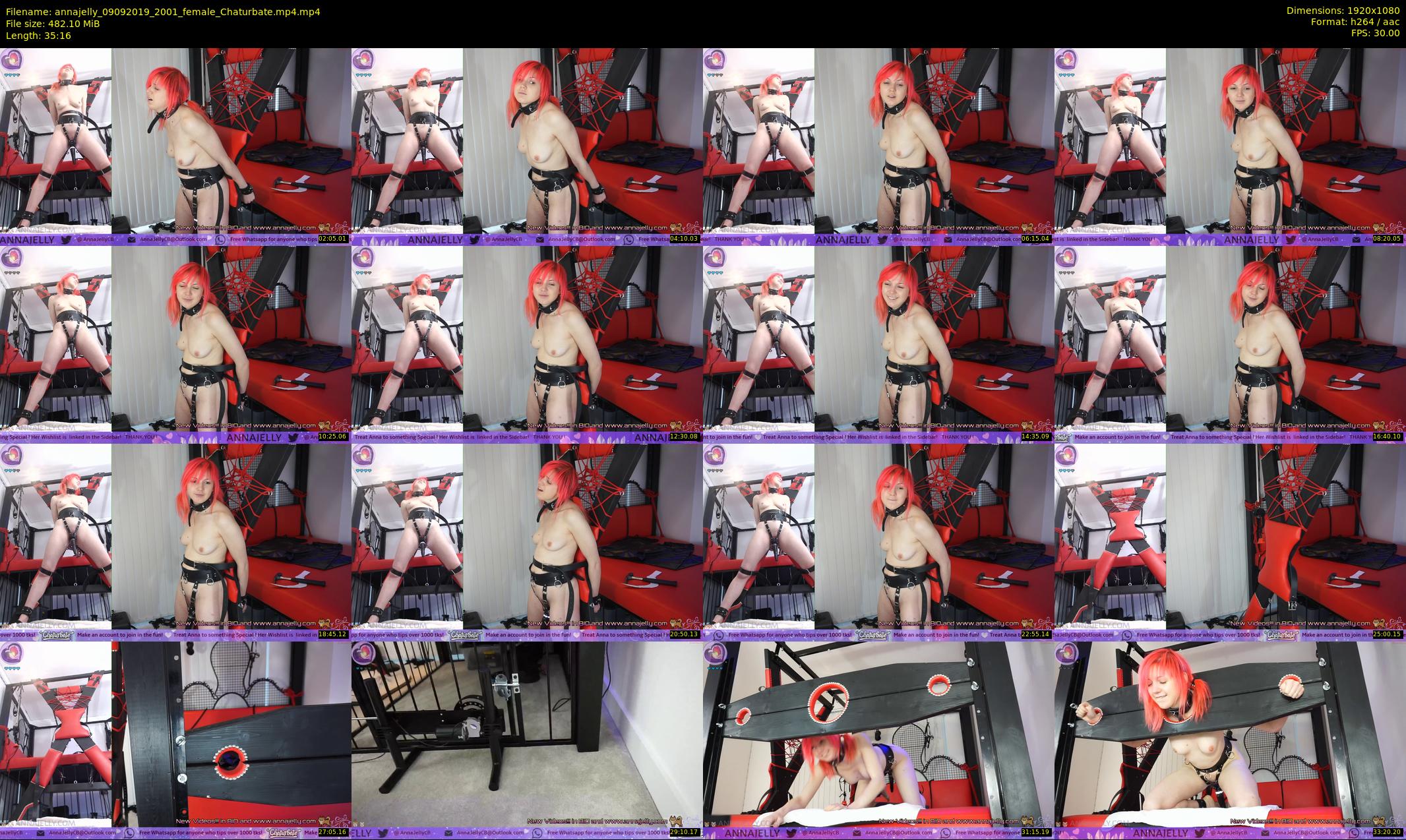 annajelly — 36 minute Chaturbate couple cam show recording, 1080p, Sep 9, 2019