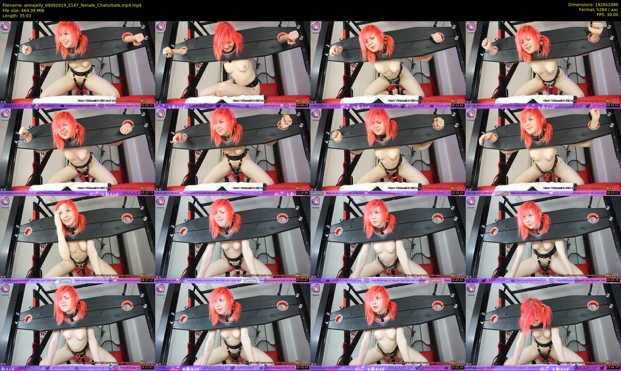 annajelly — 36 minute Chaturbate couple cam show recording, 1080p, Sep 9, 2019
