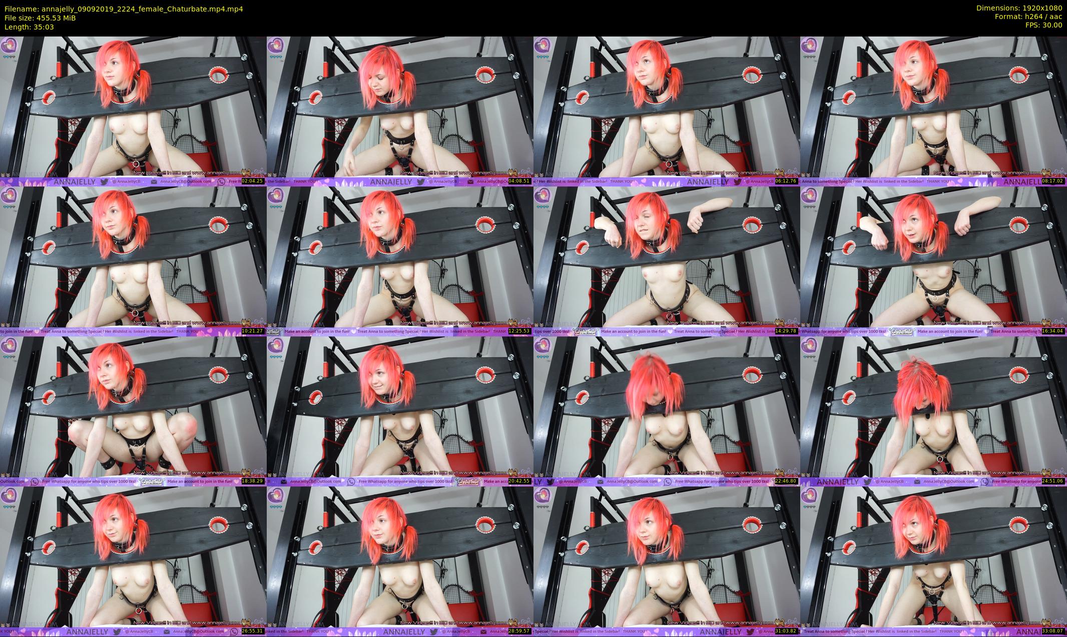 annajelly — 36 minute Chaturbate couple cam show recording, 1080p, Sep 9, 2019