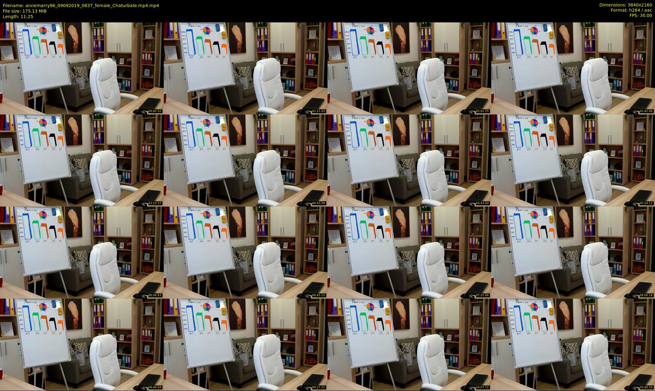 annemarry96 — 12 minute Chaturbate female cam show recording, 4K, Sep 9, 2019